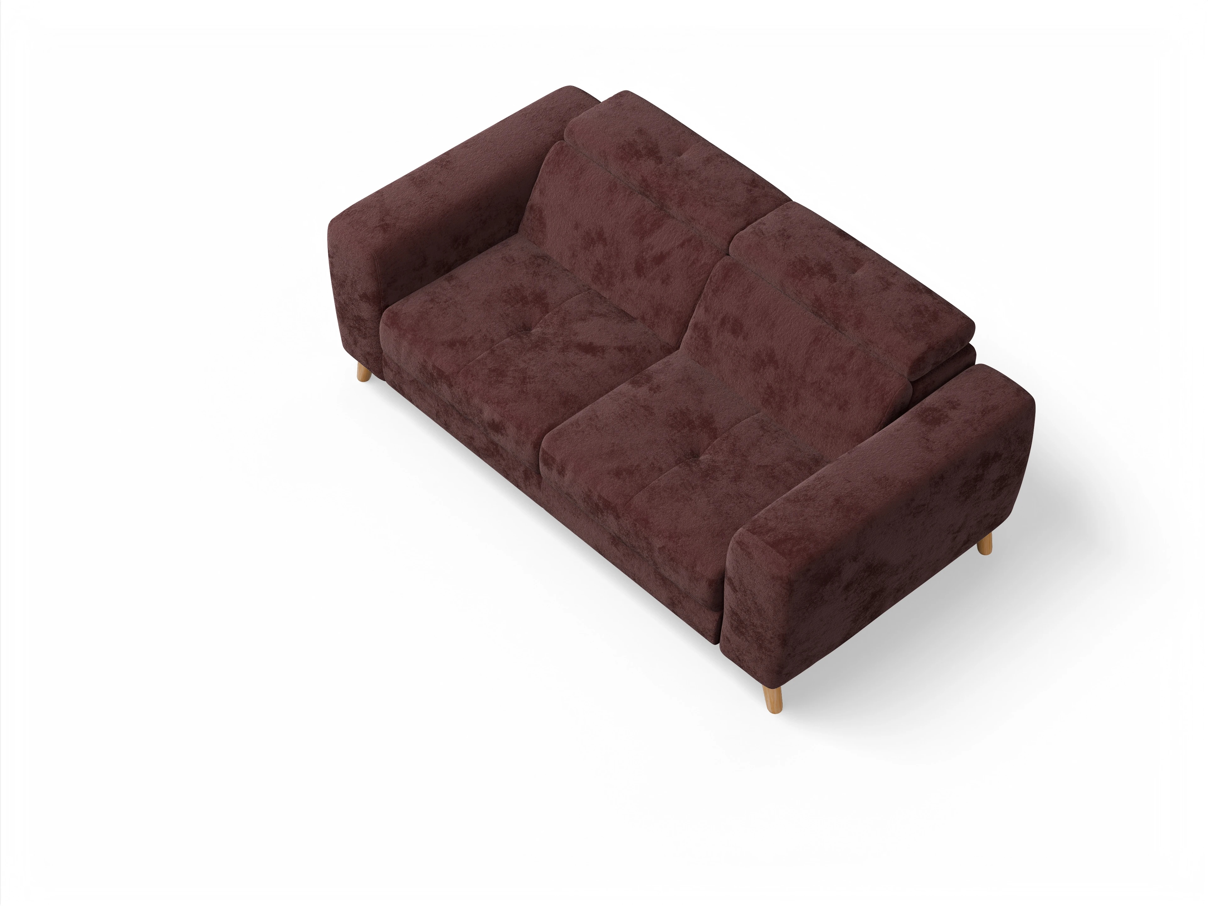 Ansicht des Produktes Capua 2,5-Sitzer Sofa in Stoff Rot