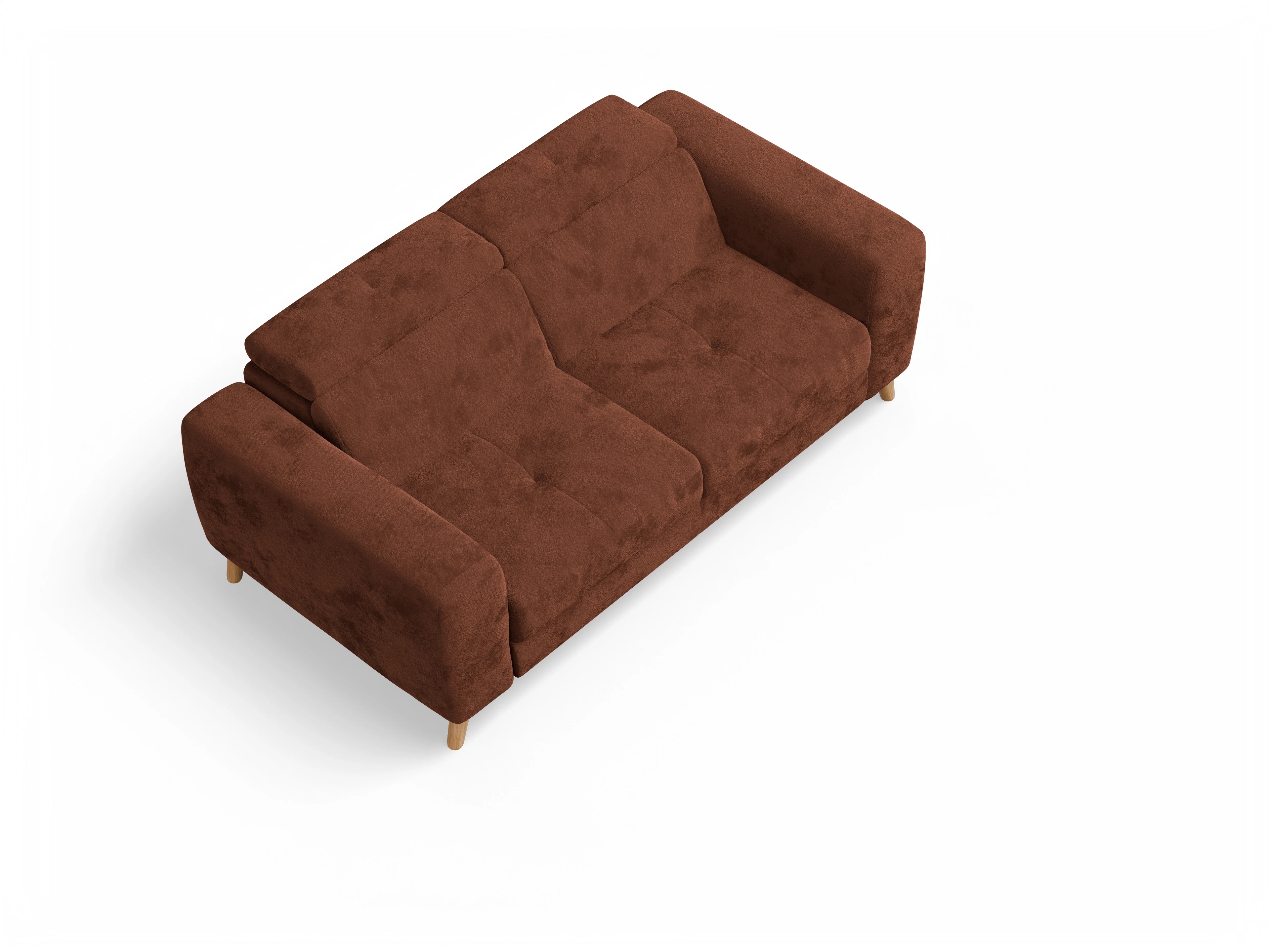 Ansicht des Produktes Capua 2,5-Sitzer Sofa in Stoff Rot