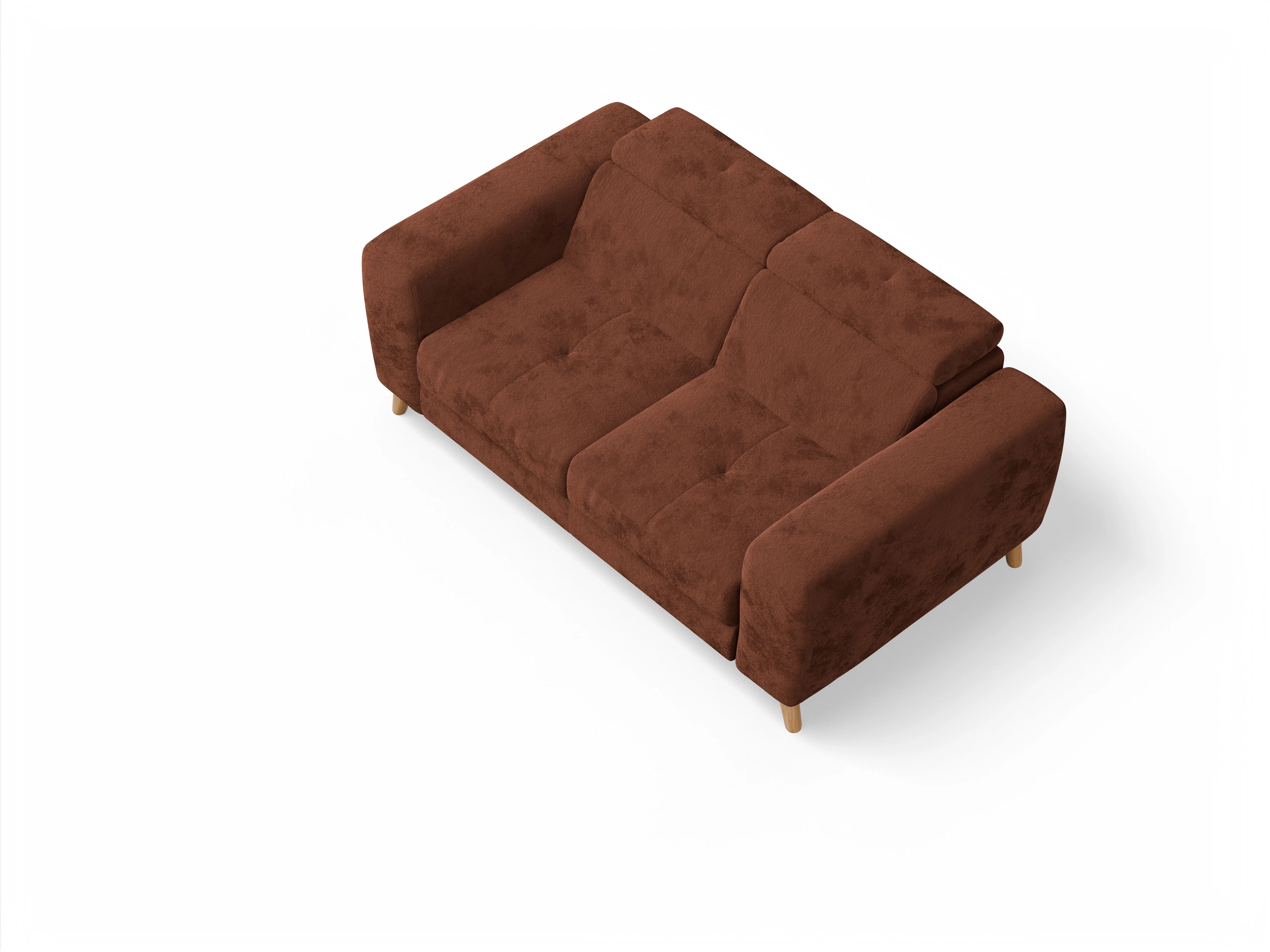 Ansicht des Produktes Capua 2-Sitzer Sofa in Stoff Rot