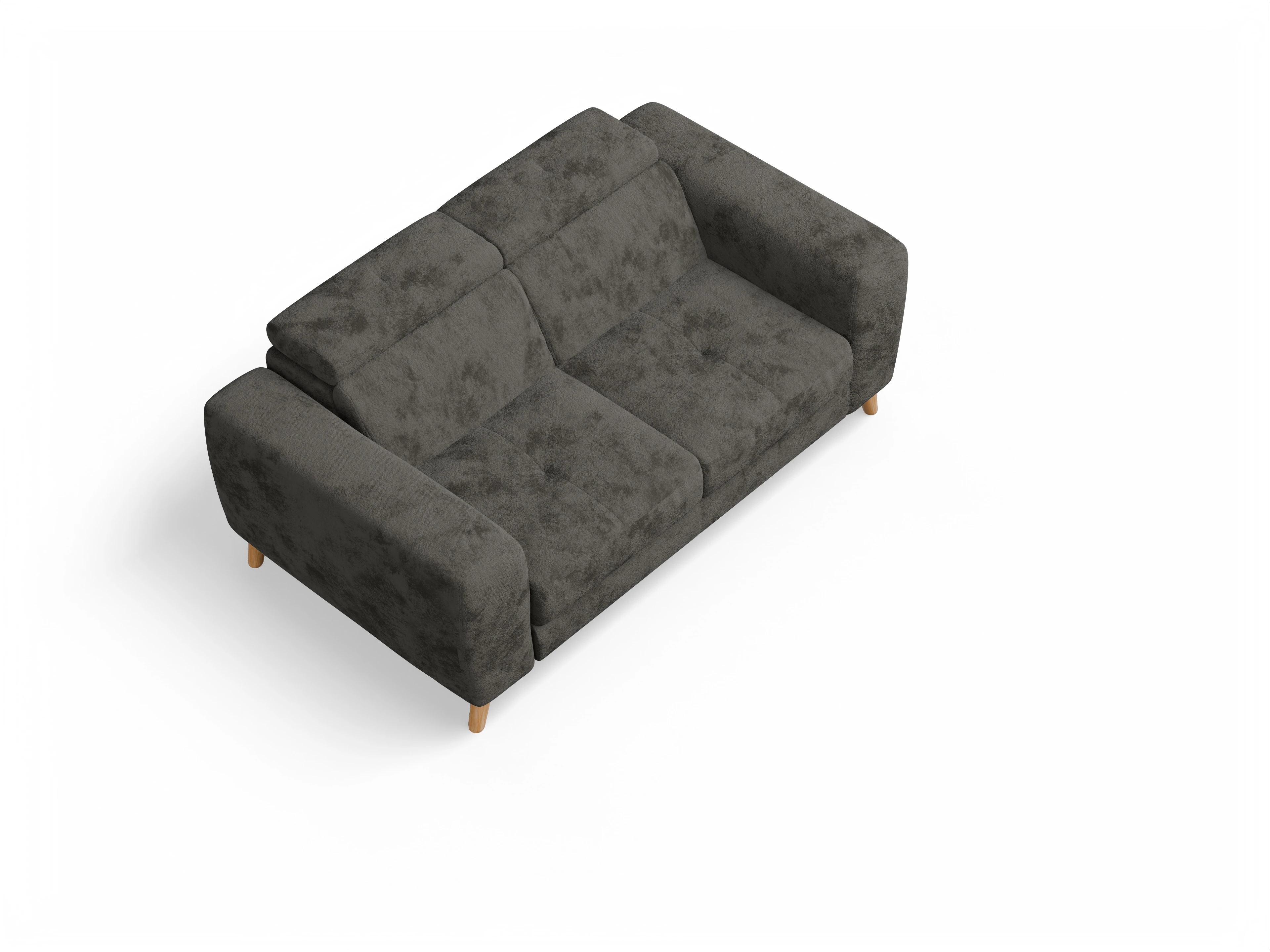 Ansicht des Produktes Capua 2-Sitzer Sofa in Stoff Braun