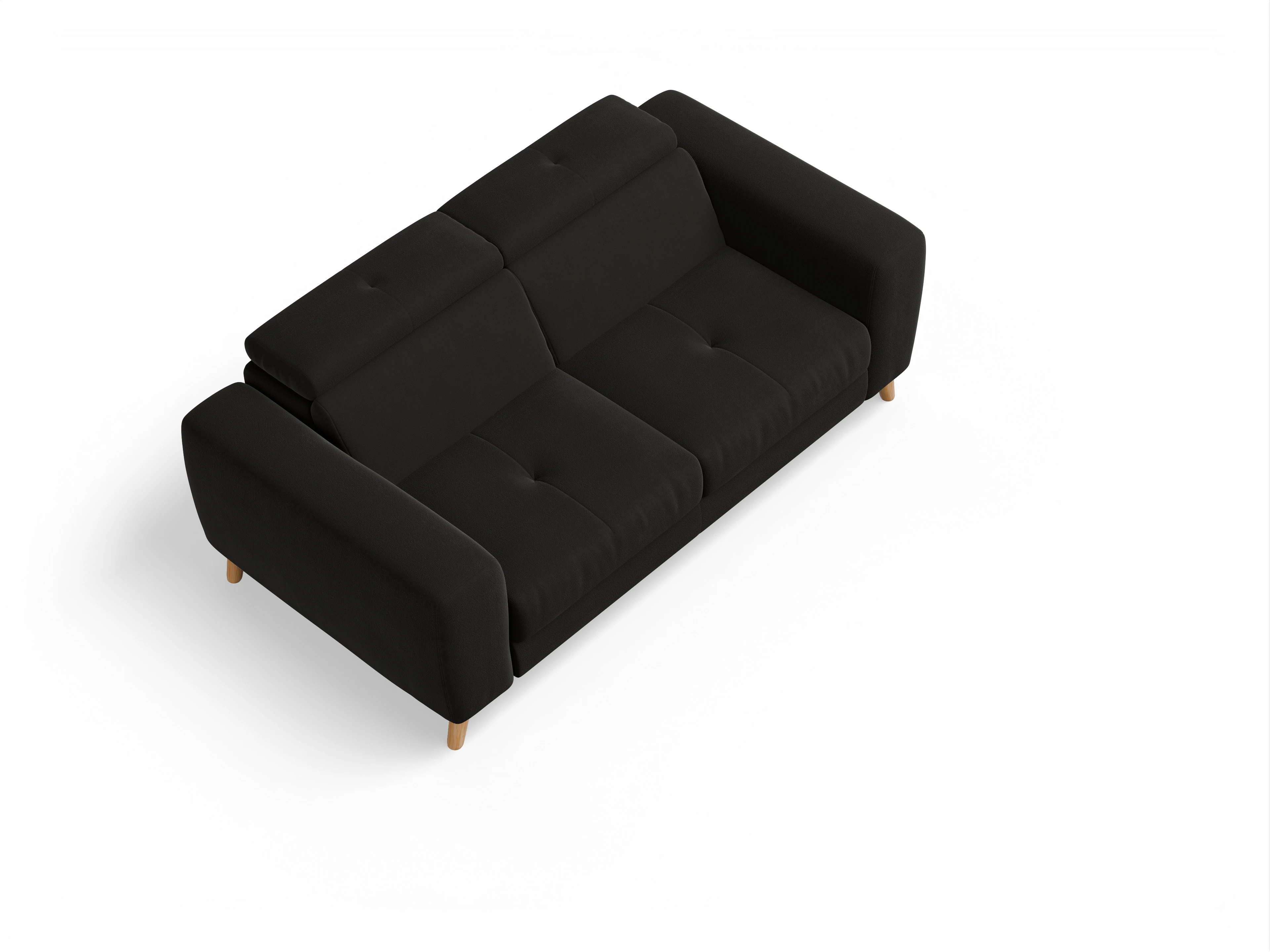Ansicht des Produktes Capua 2,5-Sitzer Sofa in Stoff Braun