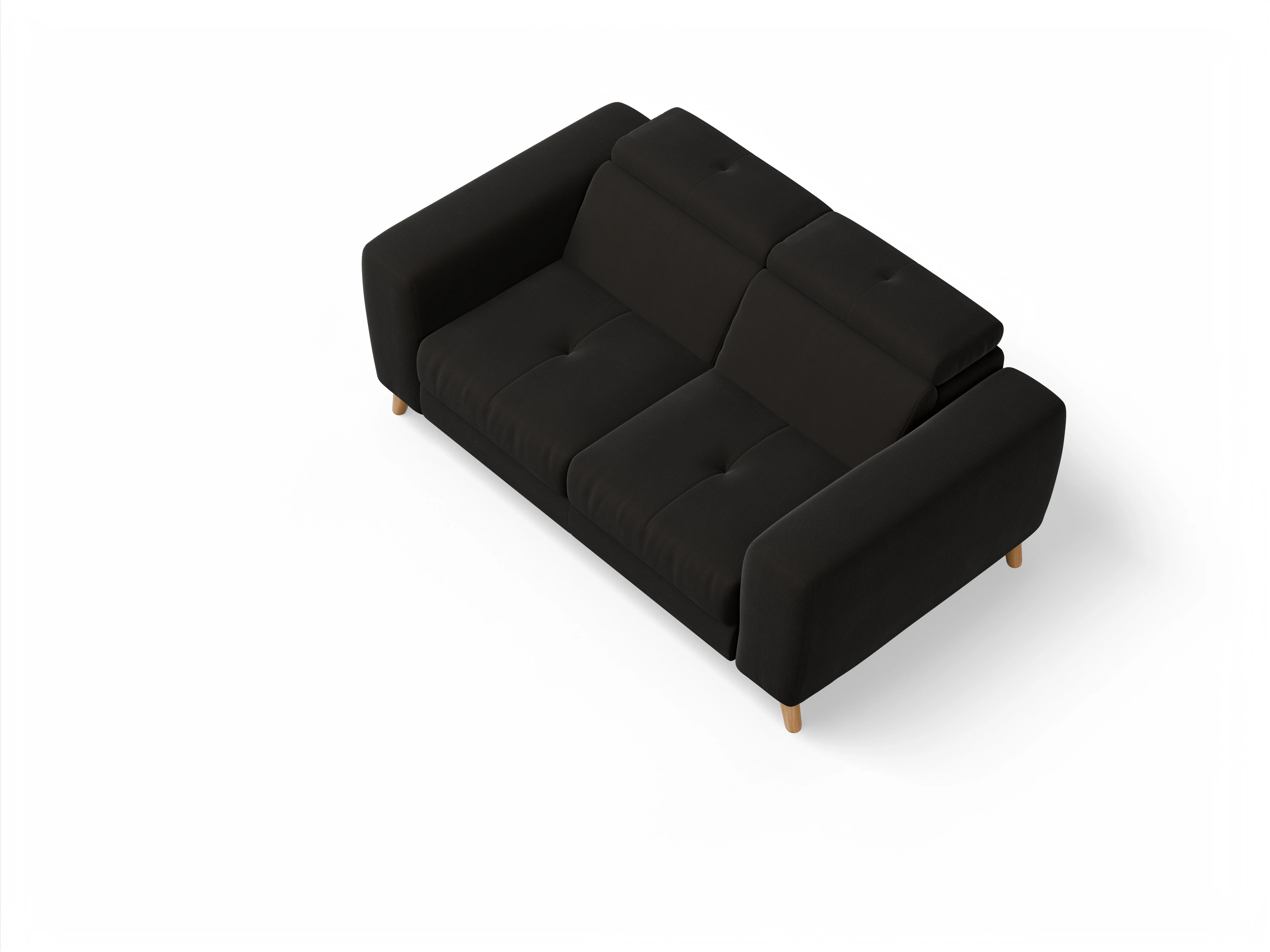 Ansicht des Produktes Capua 2-Sitzer Sofa in Stoff Braun