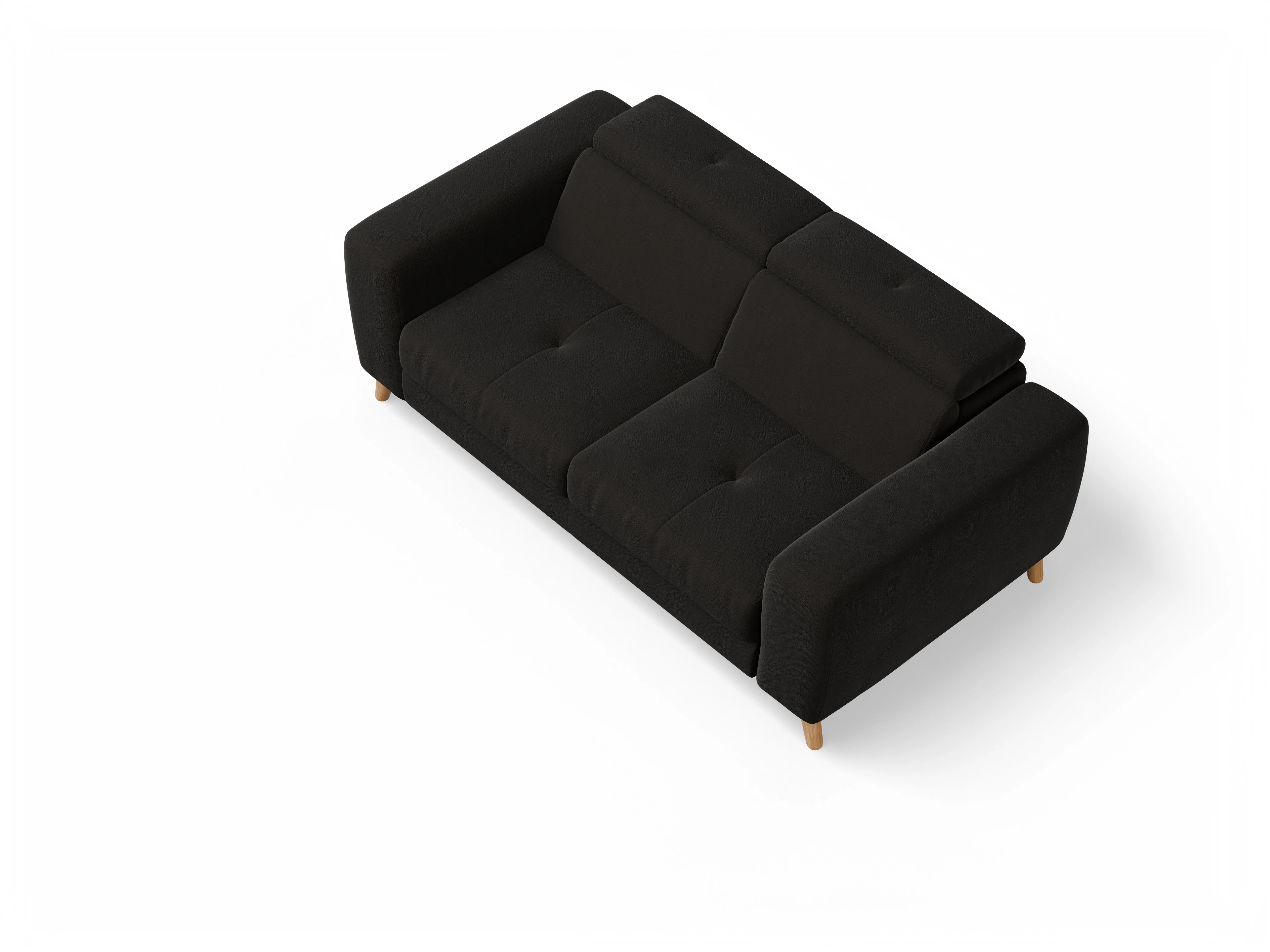 Ansicht des Produktes Capua 2,5-Sitzer Sofa in Stoff Braun