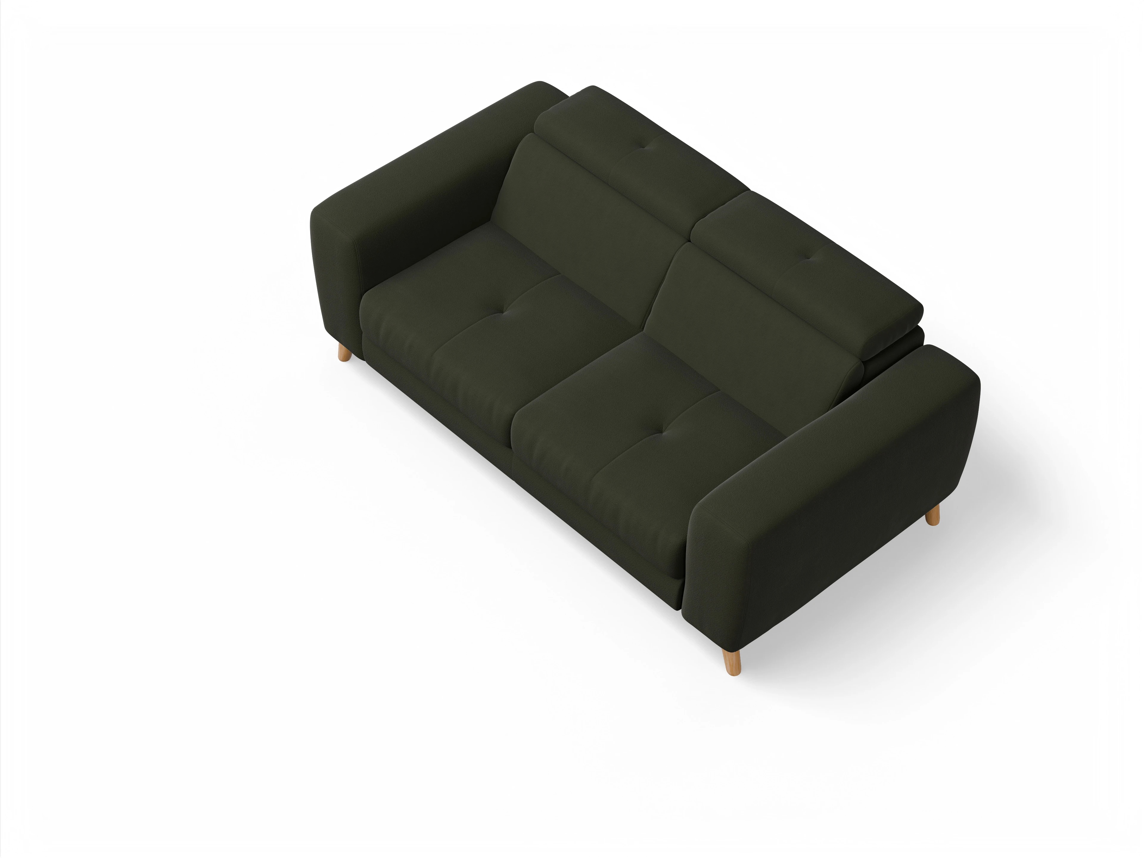 Ansicht des Produktes Capua 2,5-Sitzer Sofa in Stoff Grün