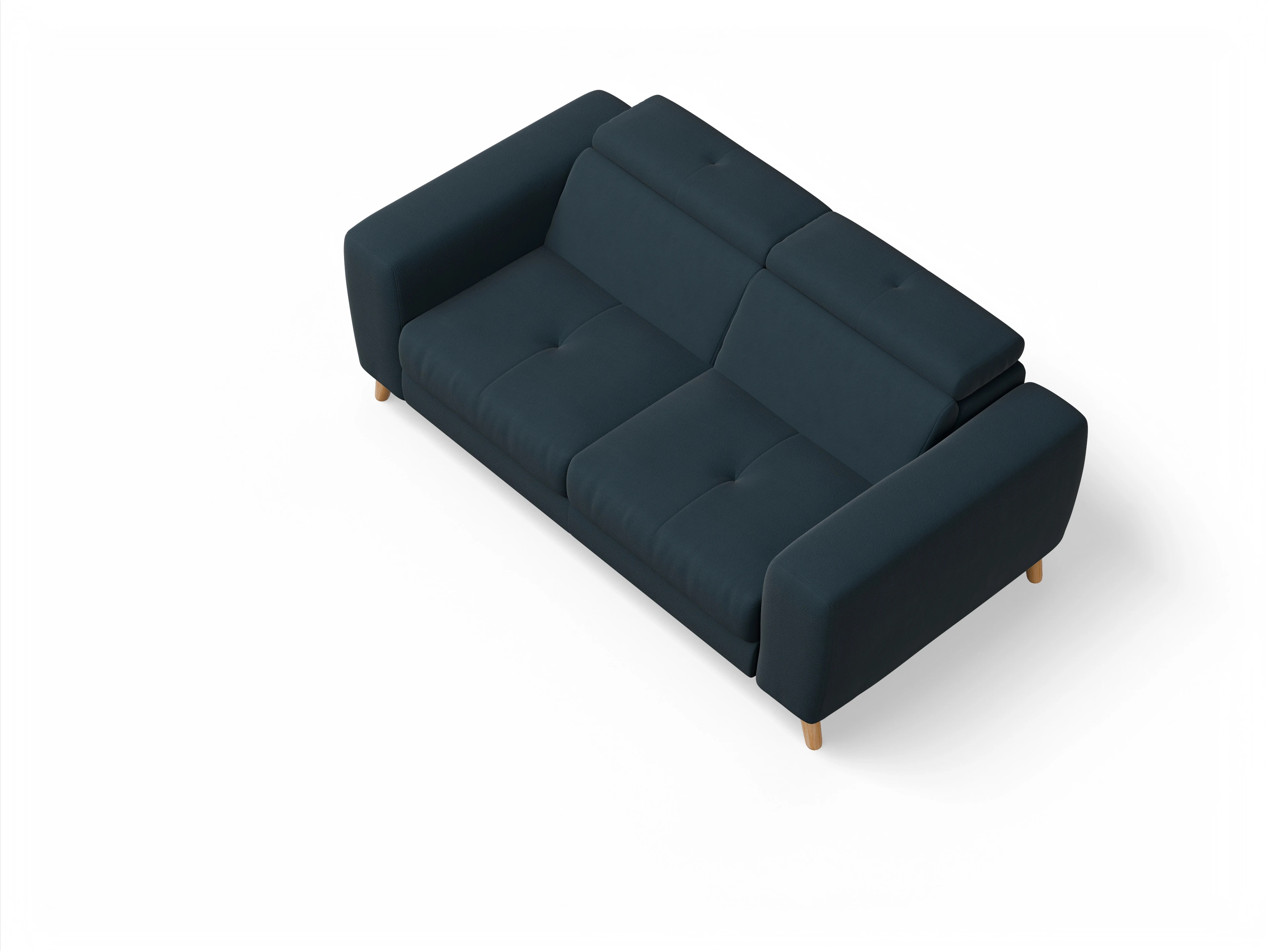 Ansicht des Produktes Capua 2,5-Sitzer Sofa in Stoff Blau