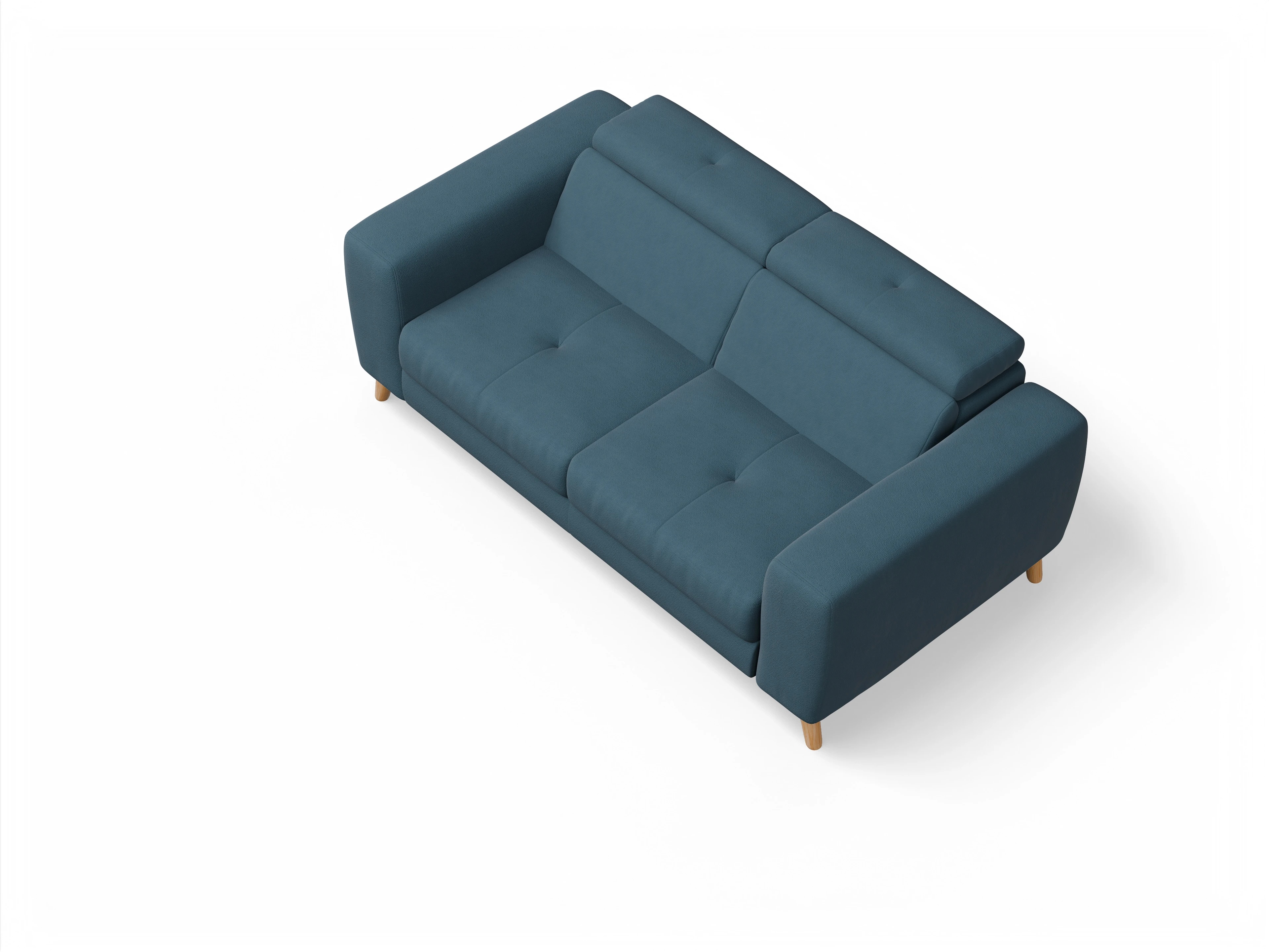 Ansicht des Produktes Capua 2,5-Sitzer Sofa in Stoff Blau