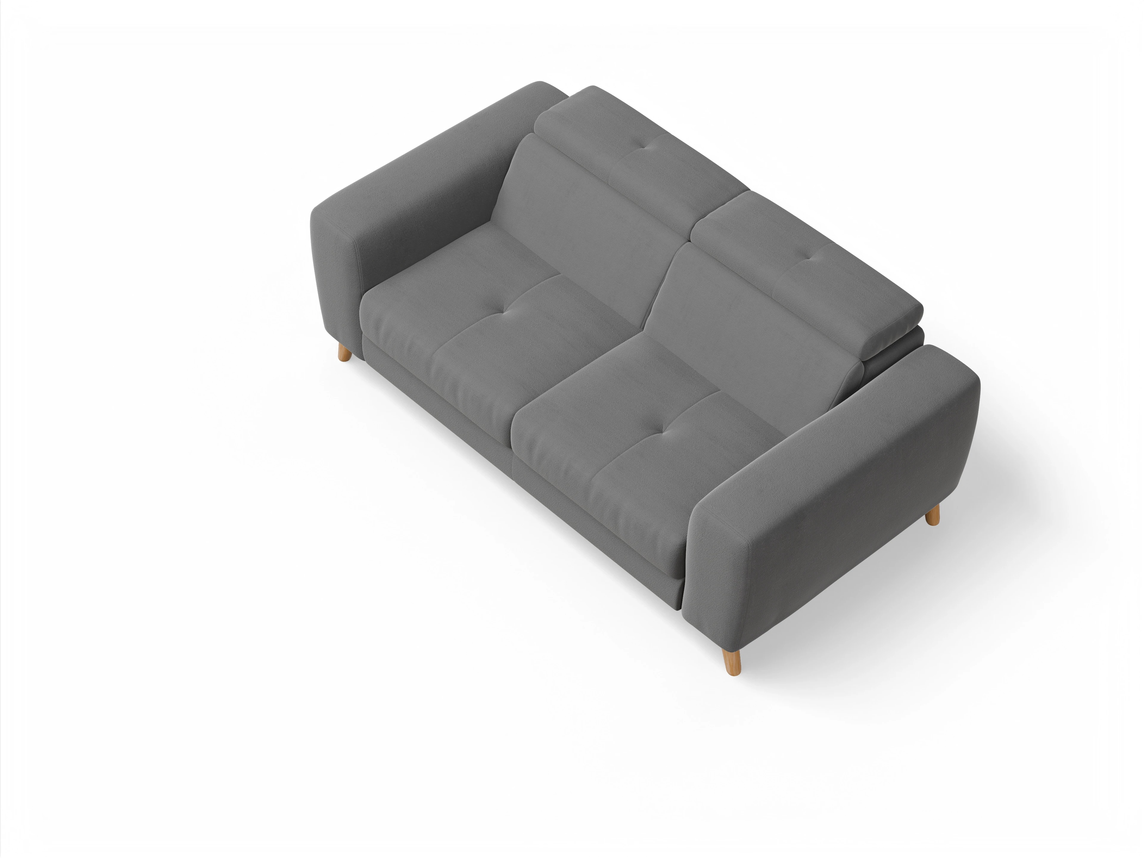 Ansicht des Produktes Capua 2,5-Sitzer Sofa in Stoff Grau