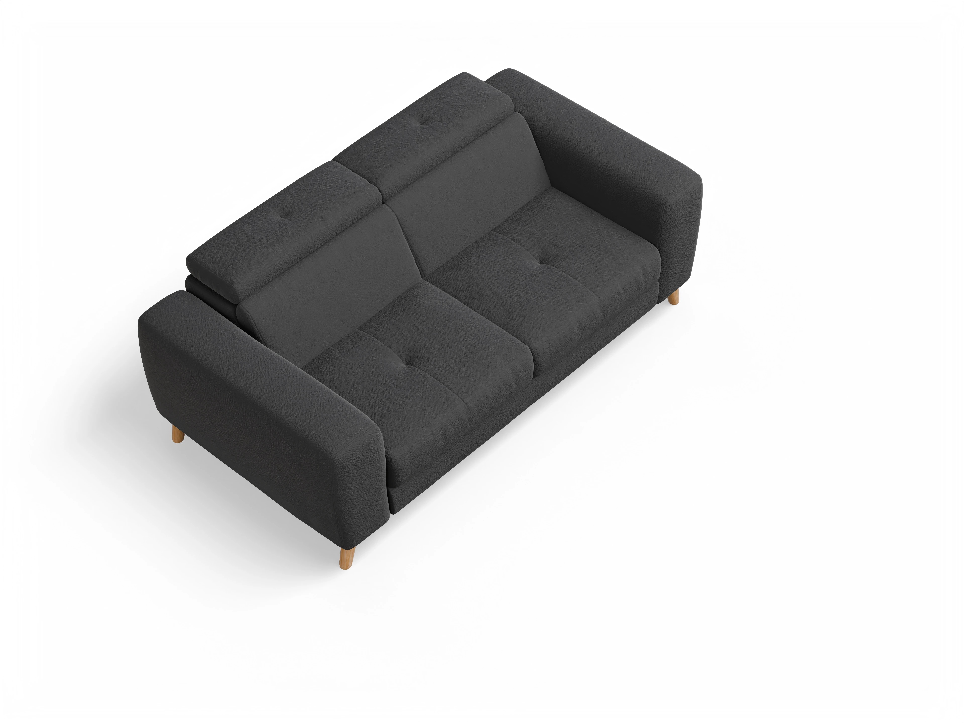 Ansicht des Produktes Capua 2,5-Sitzer Sofa in Stoff Grau