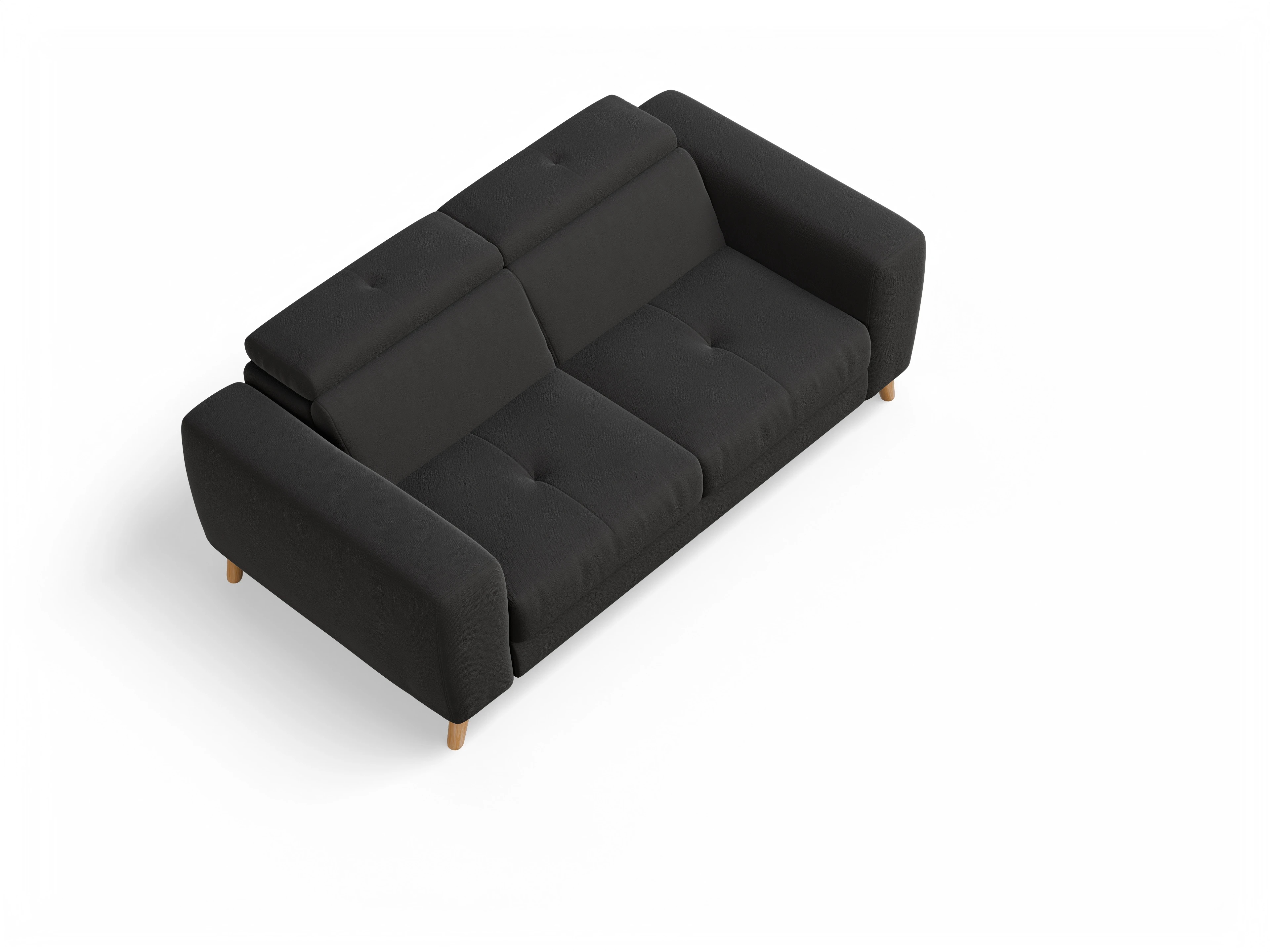 Ansicht des Produktes Capua 2,5-Sitzer Sofa in Stoff Grau