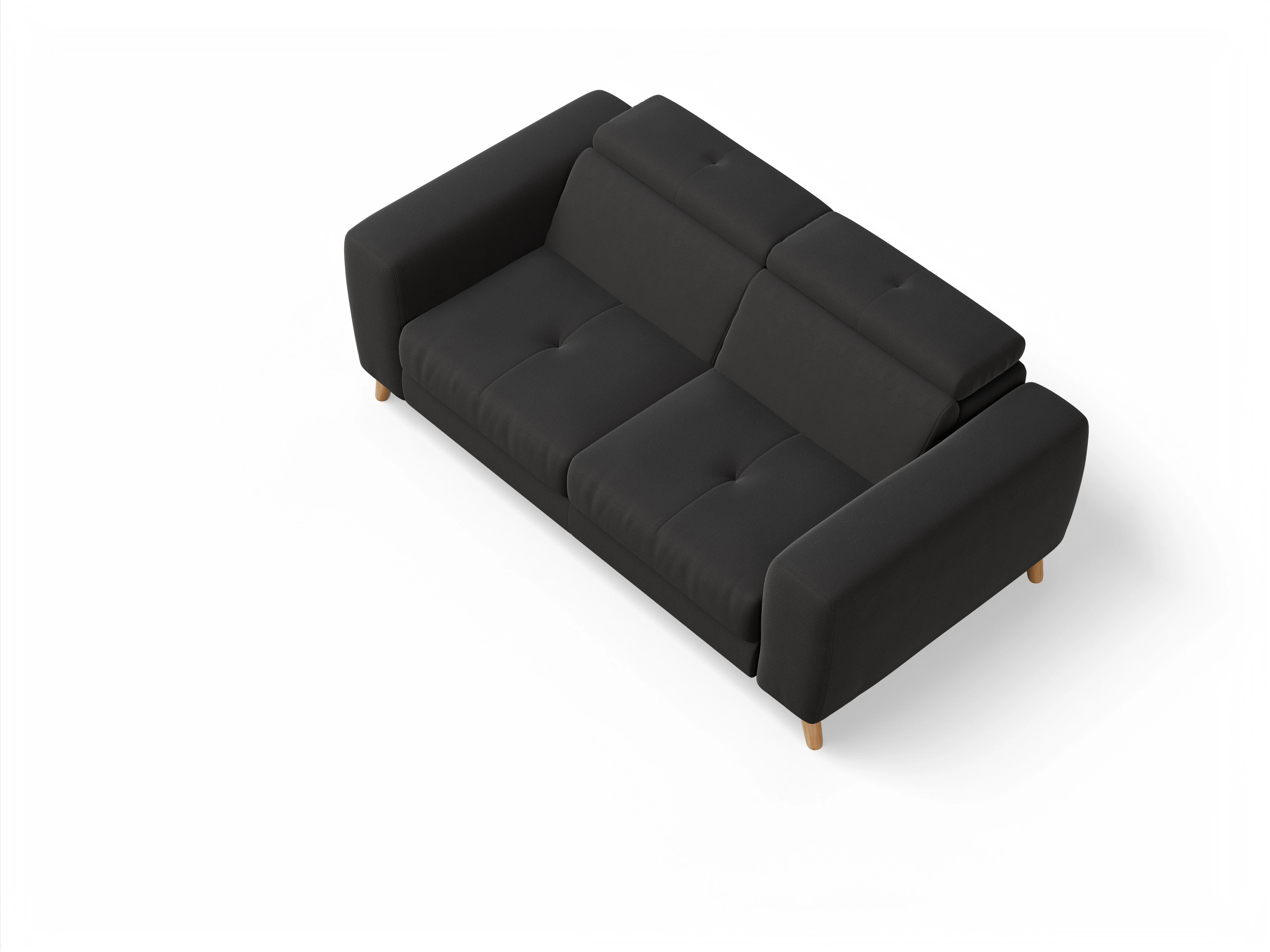 Ansicht des Produktes Capua 2,5-Sitzer Sofa in Stoff Grau