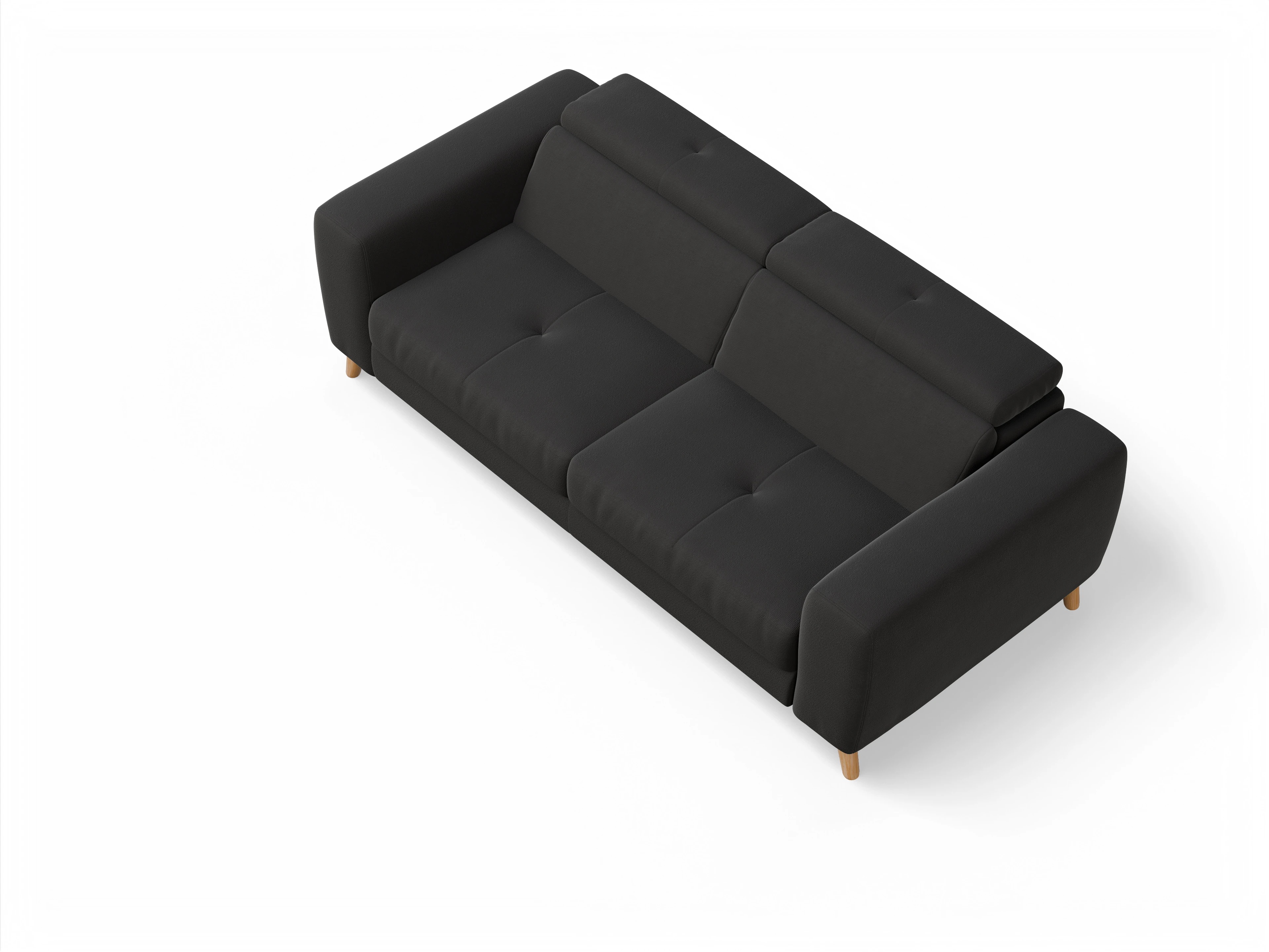 Ansicht des Produktes Capua 3-Sitzer Sofa in Stoff Grau