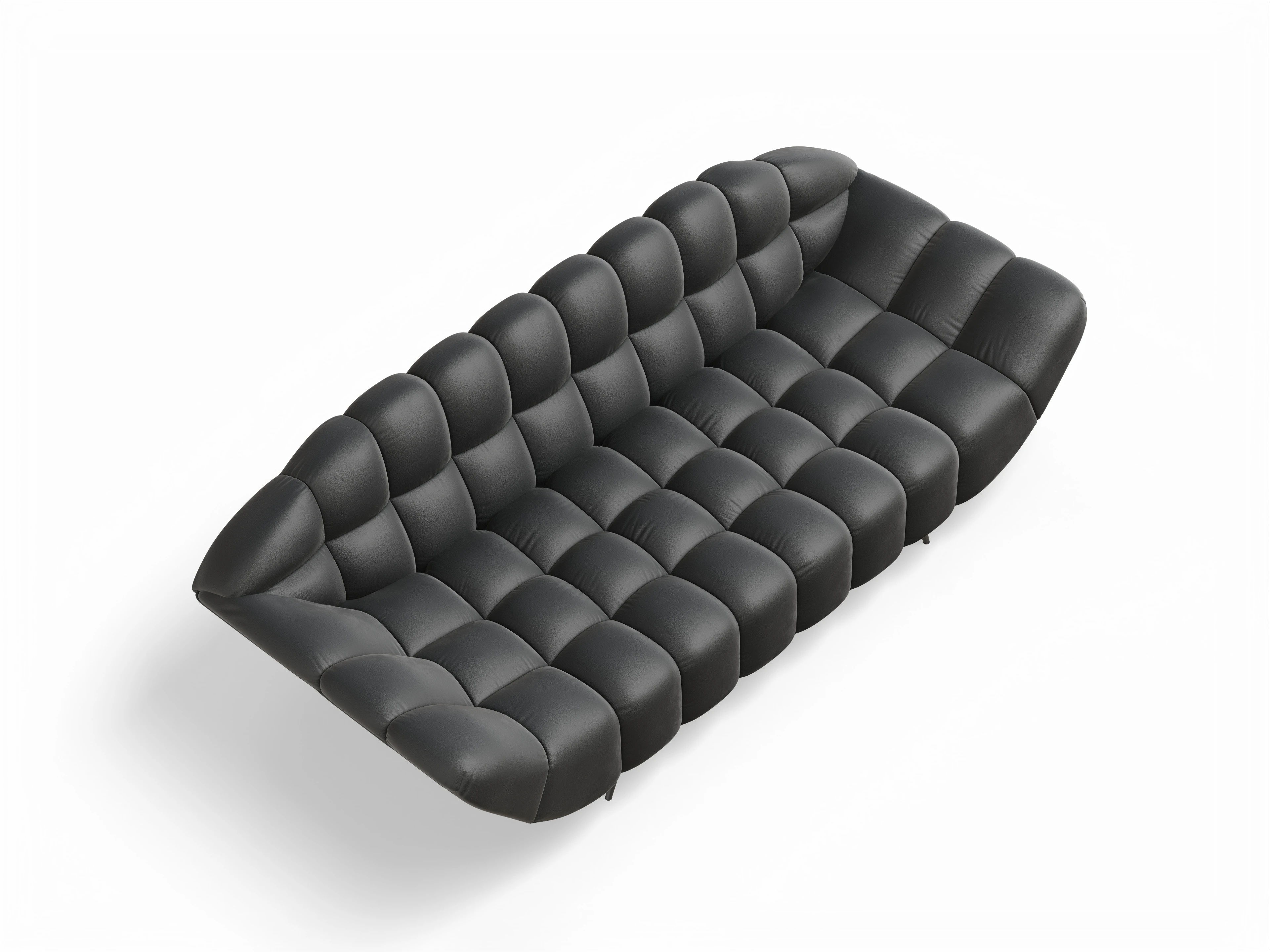 Ansicht des Produktes Girona-O 2,5-Sitzer Sofa in Stoff Grau