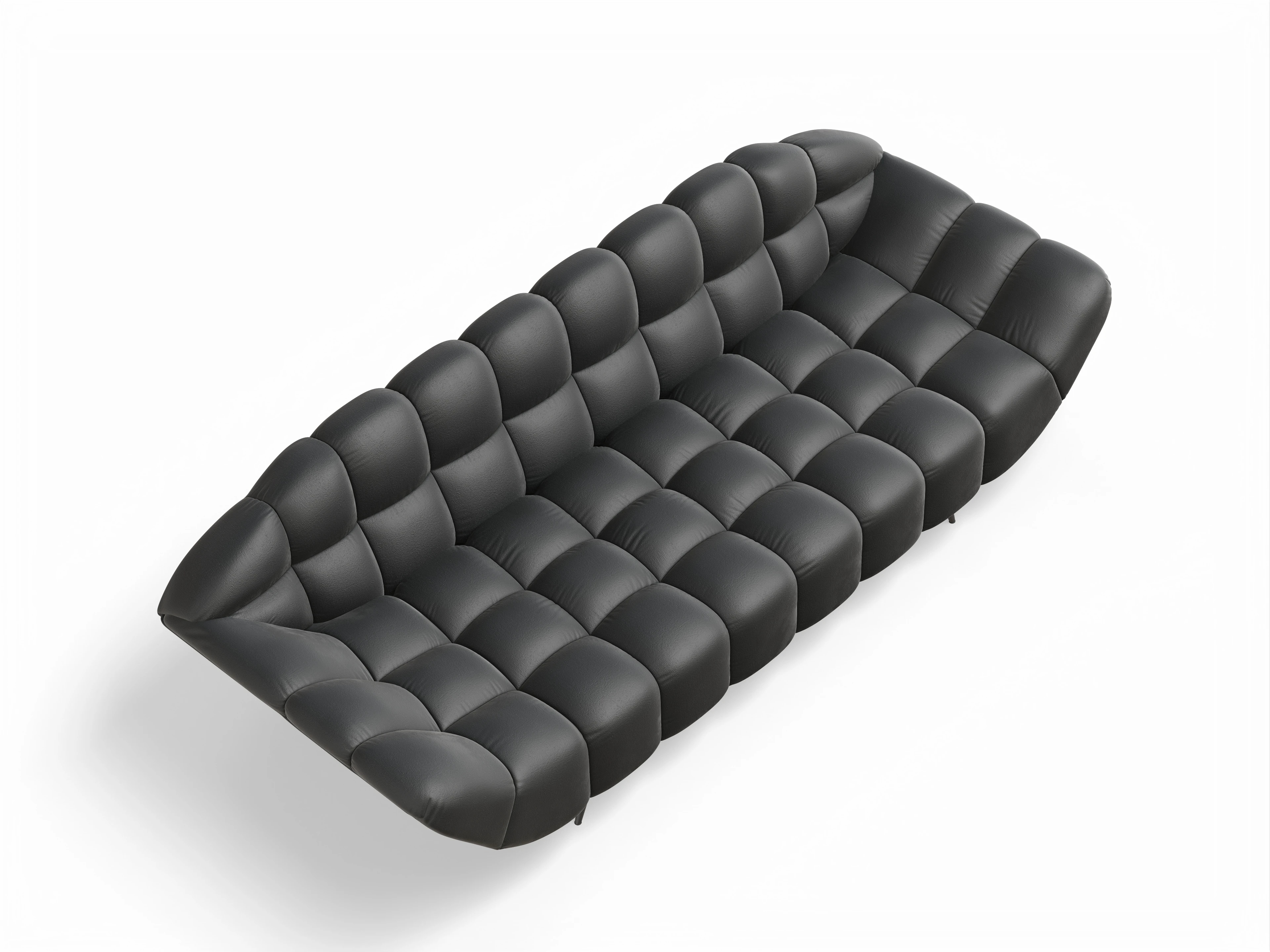 Ansicht des Produktes Girona-O 3-Sitzer Sofa in Stoff Grau