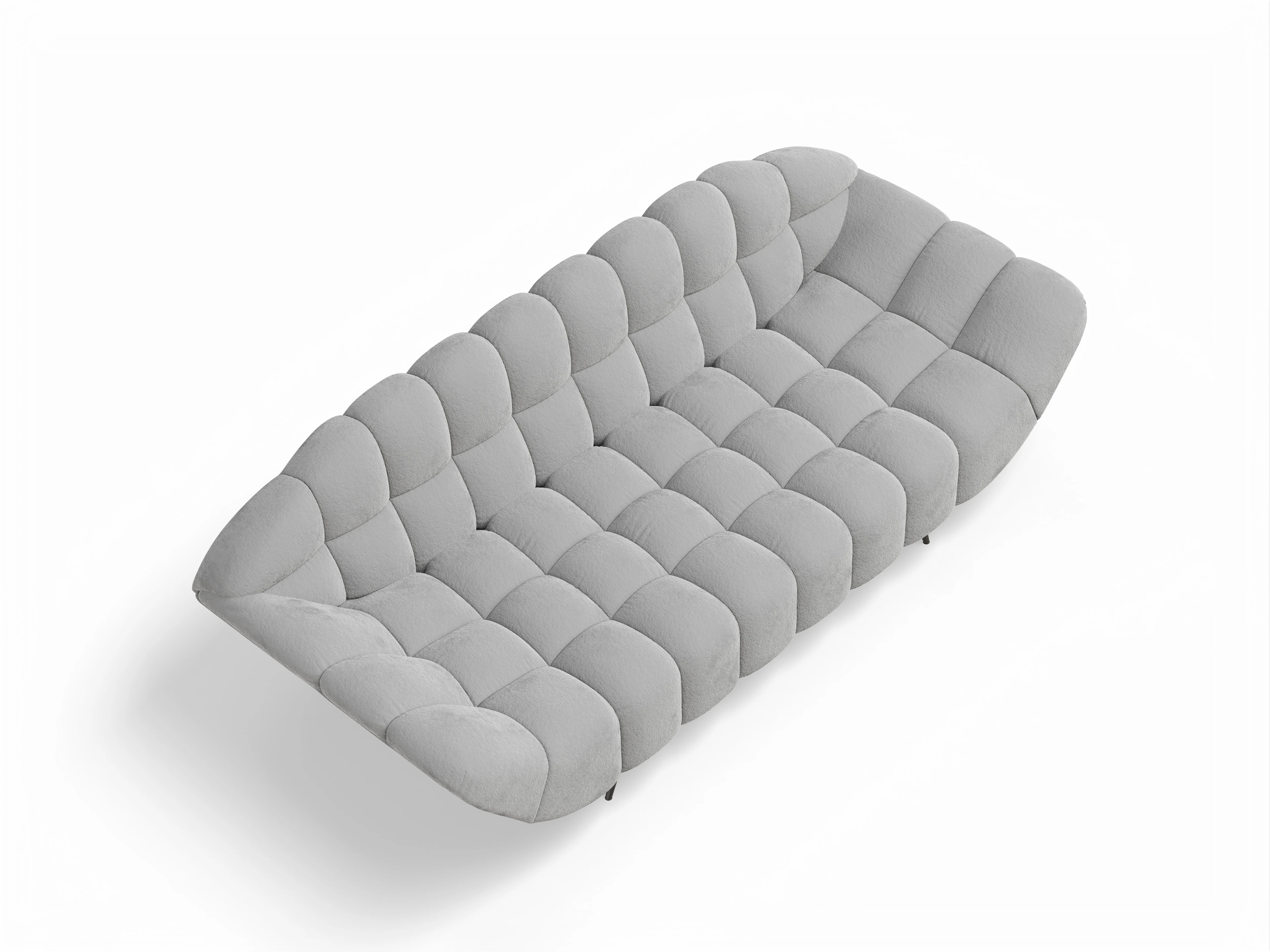 Ansicht des Produktes Girona-O 2,5-Sitzer Sofa in Stoff Grau