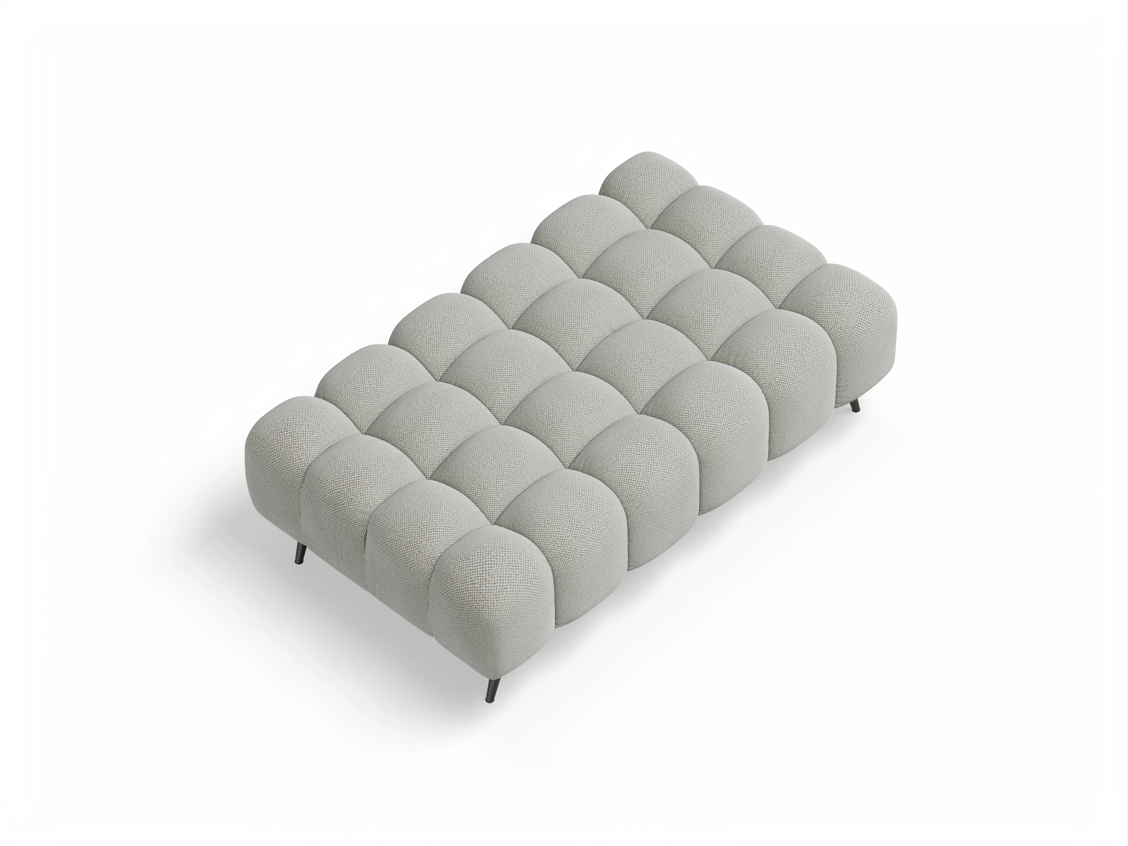 Ansicht des Produktes Girona-O Hocker in Stoff Beige