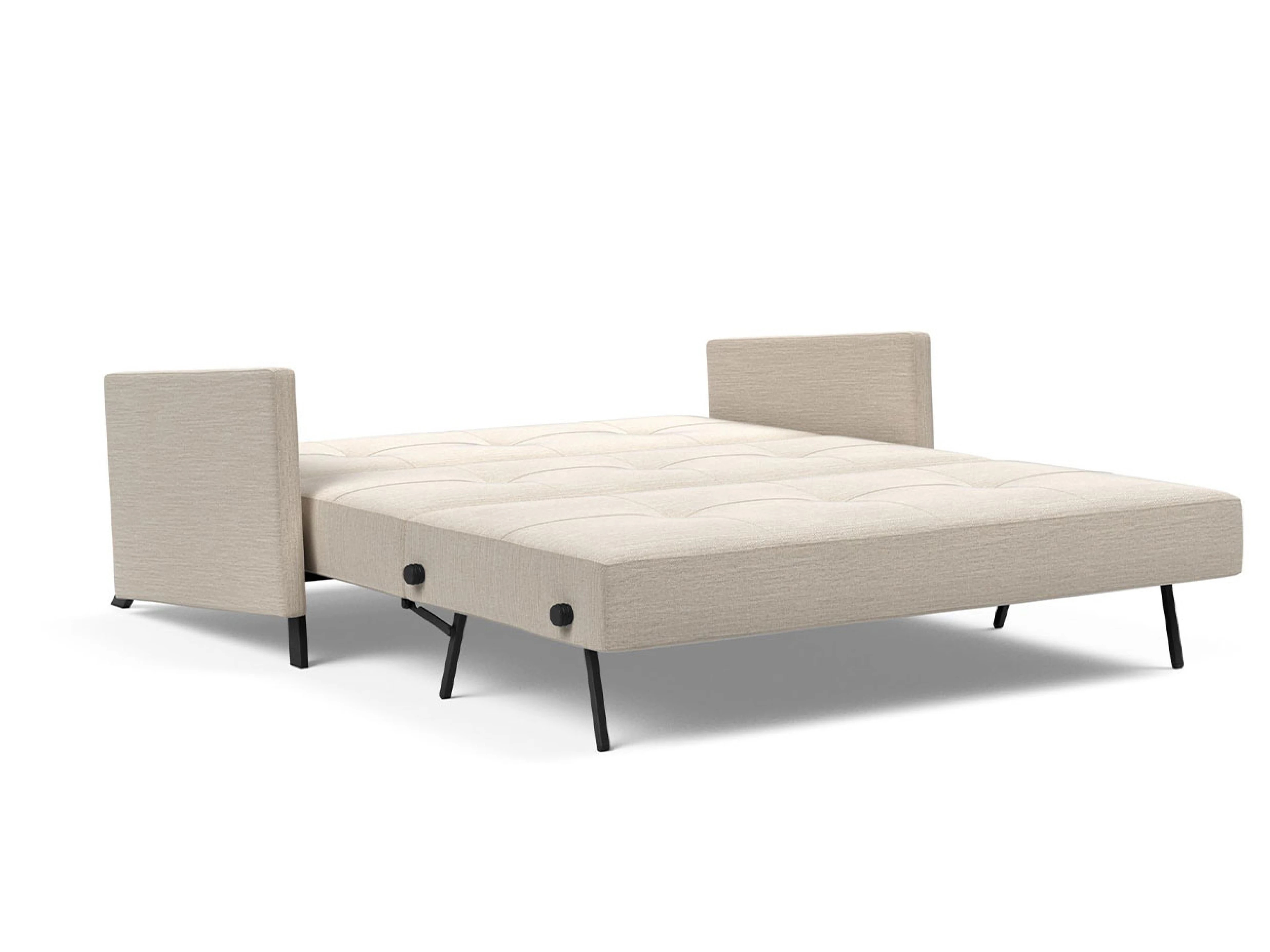 Cubed Armlehne DL160 Ansicht des Produktes Cubed Schlafsofa Längsschläfer in Stoff Beige