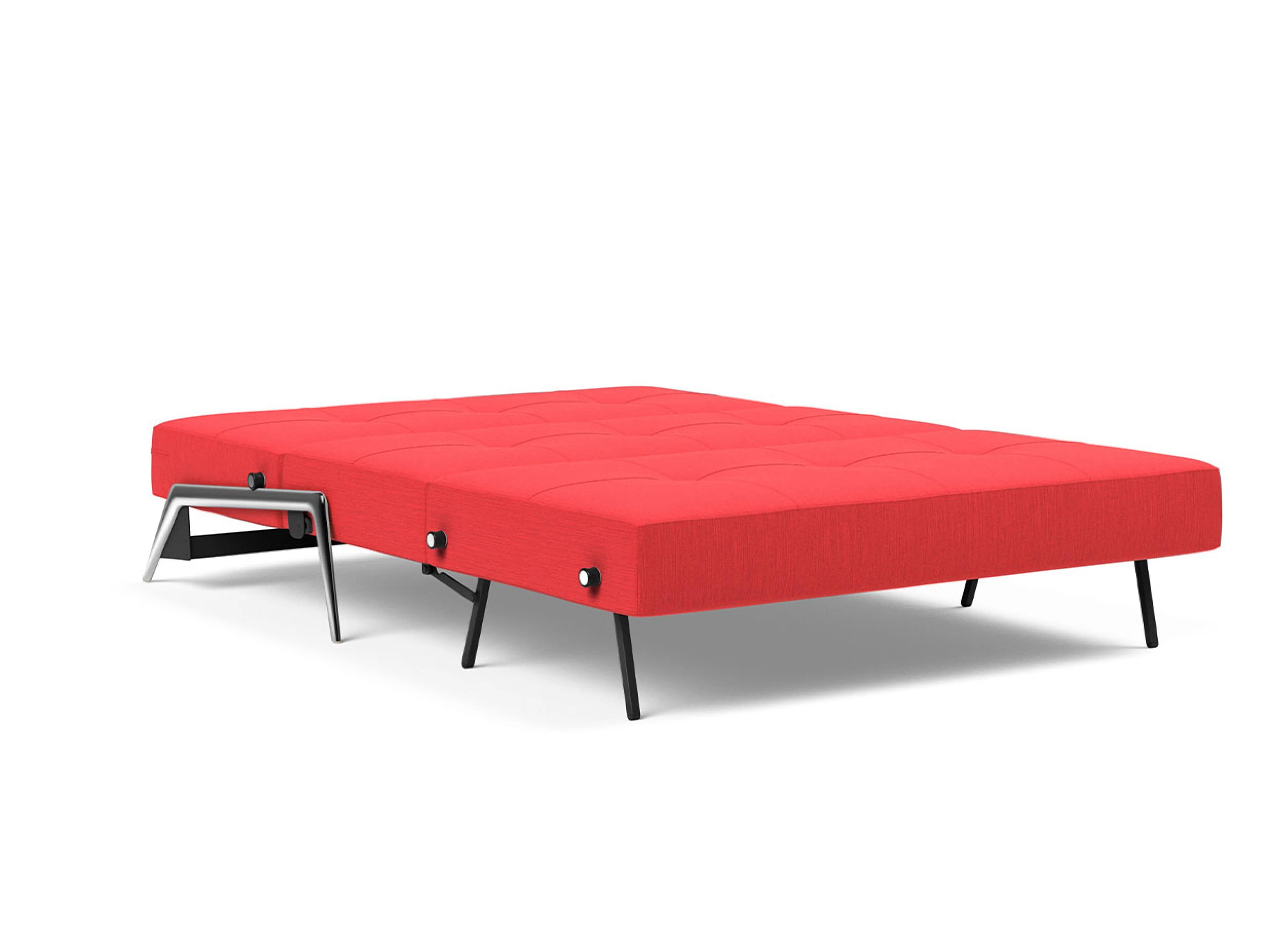 Ansicht des Produktes Cubed Schlafsofa Längsschläfer in Stoff Rot