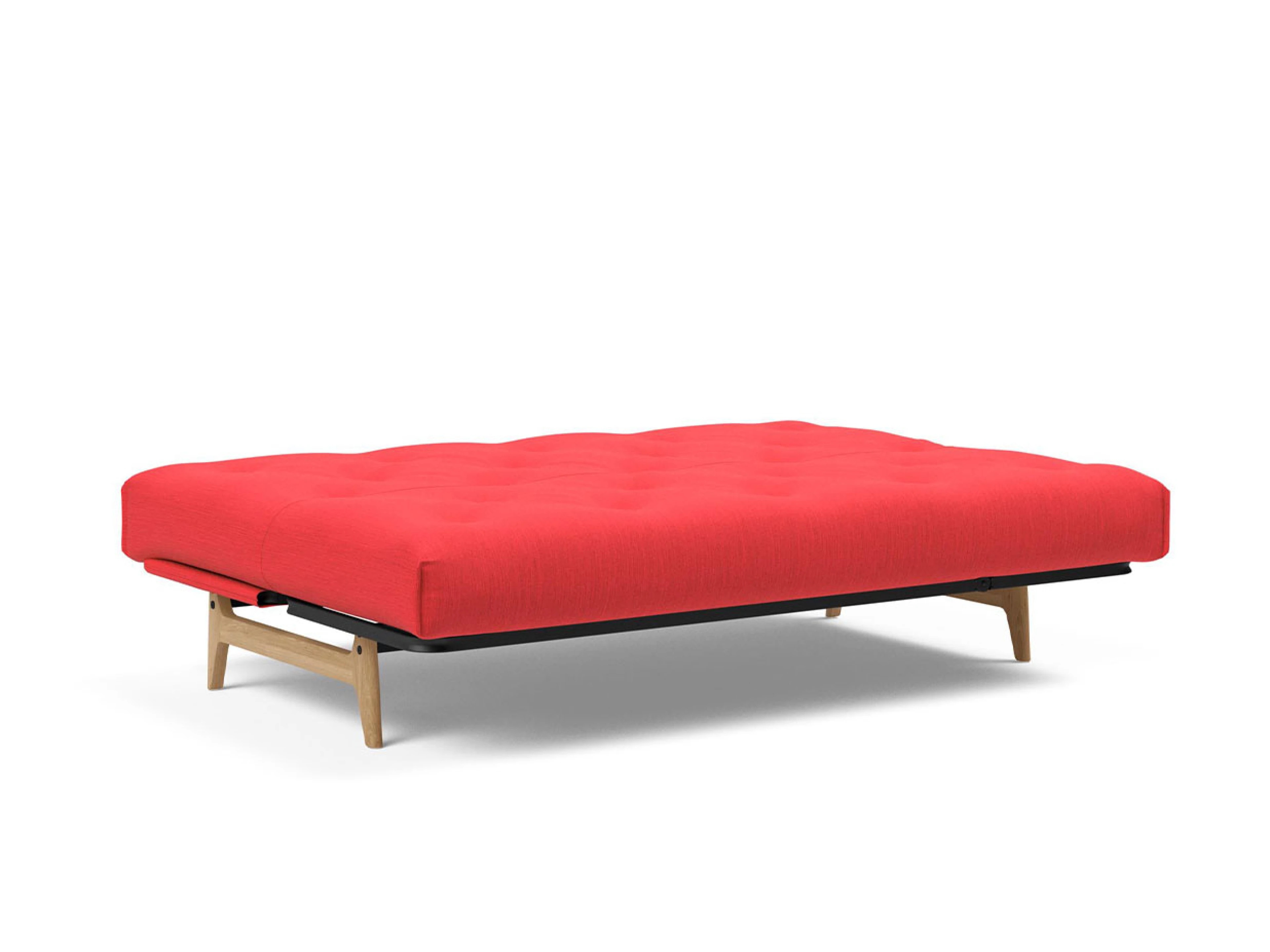 Ansicht des Produktes Aslak Schlafsofa Querschläfer in Stoff Rot