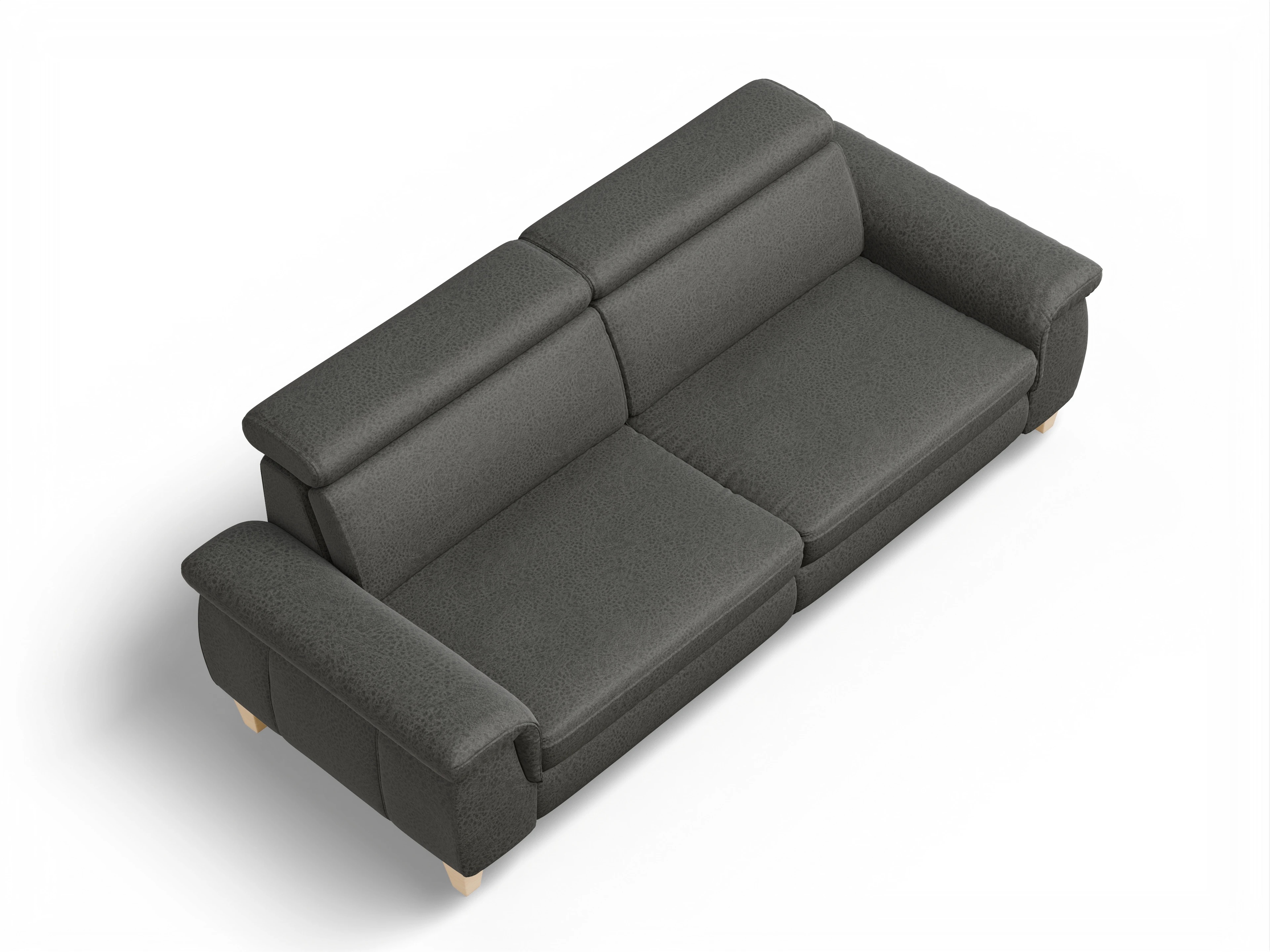München 3-Sitzer Sofa Ansicht des Produktes München 3-Sitzer Sofa in Stoff Grau
