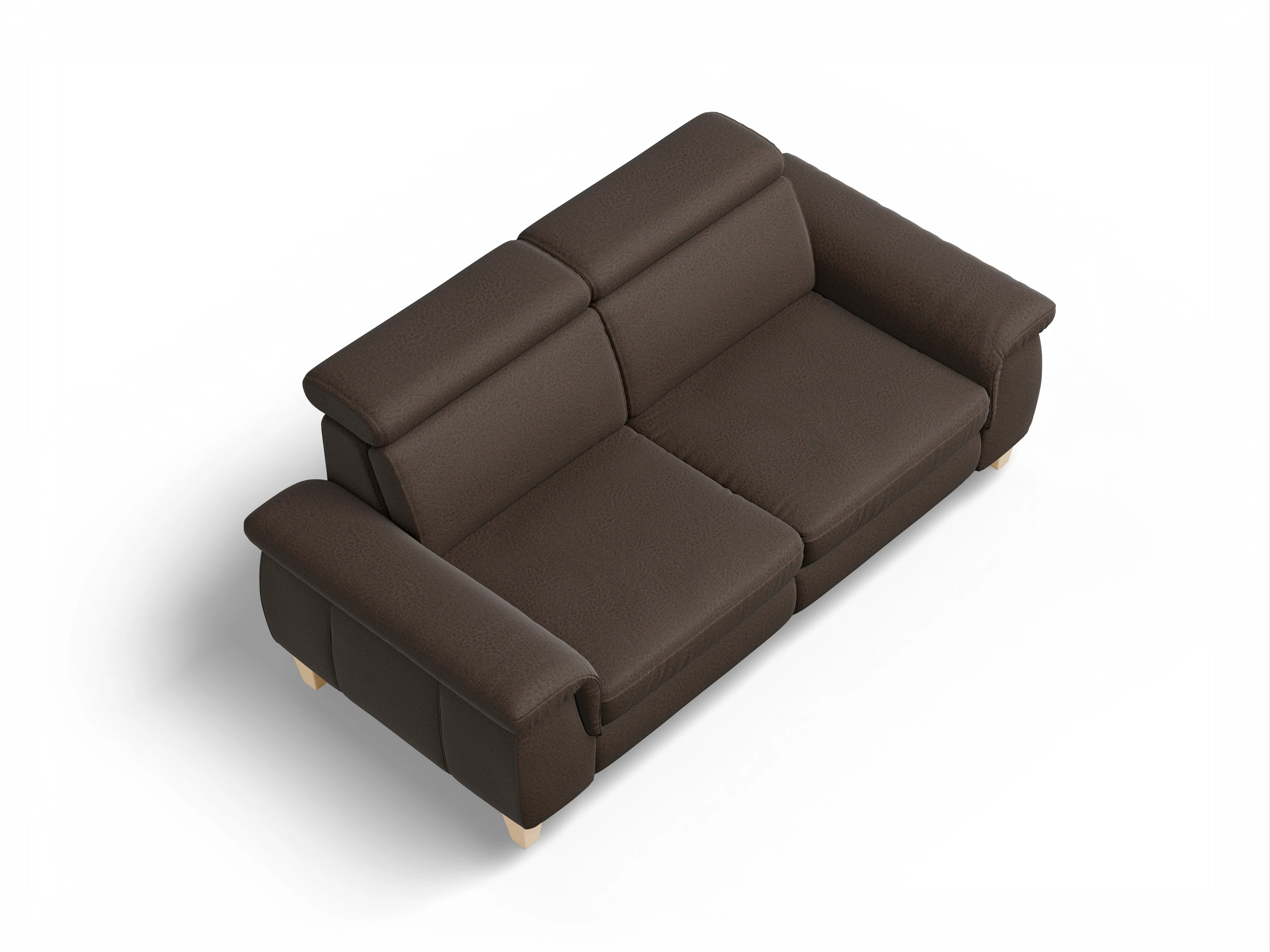 München 2,5-Sitzer Sofa Ansicht des Produktes München 2,5-Sitzer Sofa in Stoff Braun