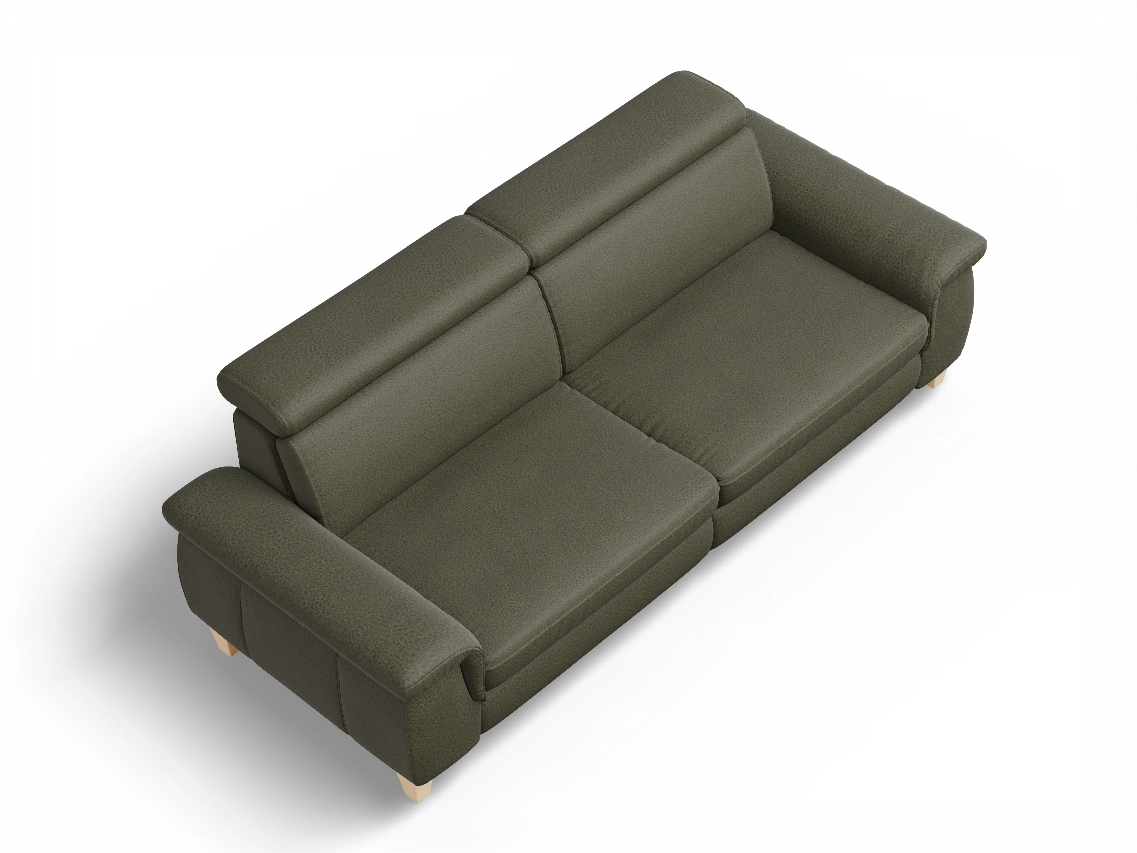 Ansicht des Produktes München 3-Sitzer Sofa in Stoff Grün