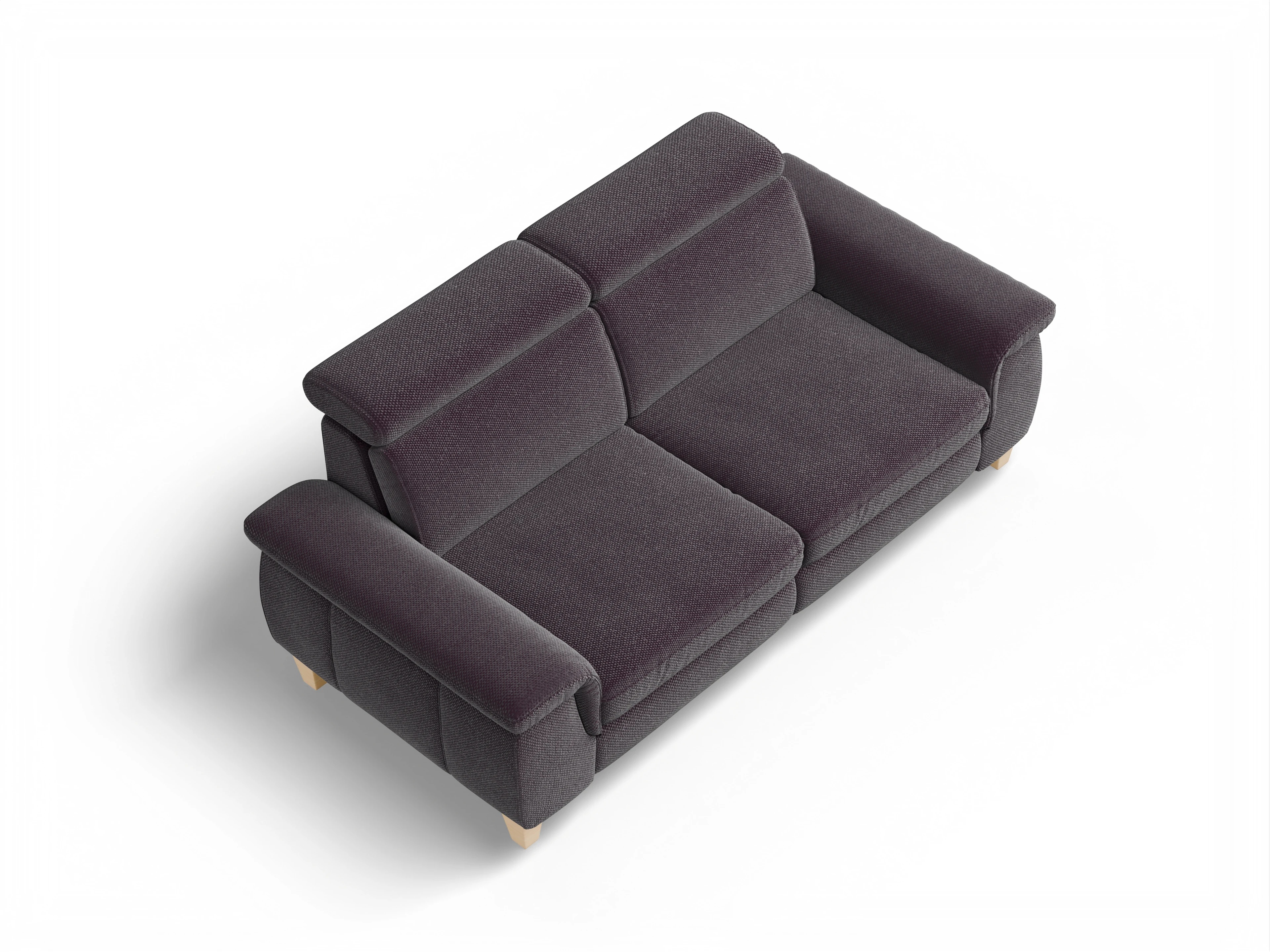 Ansicht des Produktes München 2,5-Sitzer Sofa in Stoff Rot