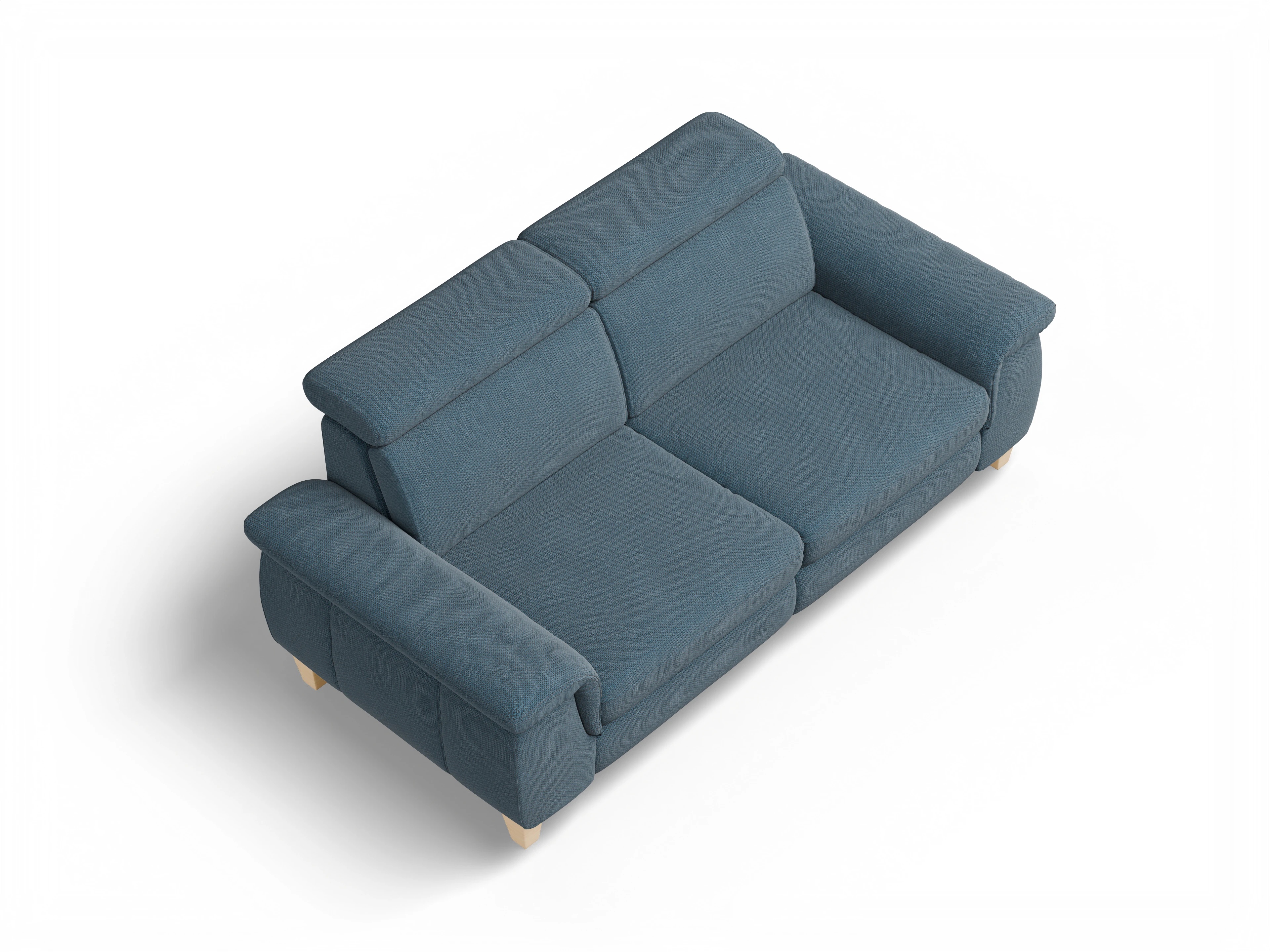 Ansicht des Produktes München 2,5-Sitzer Sofa in Stoff Blau