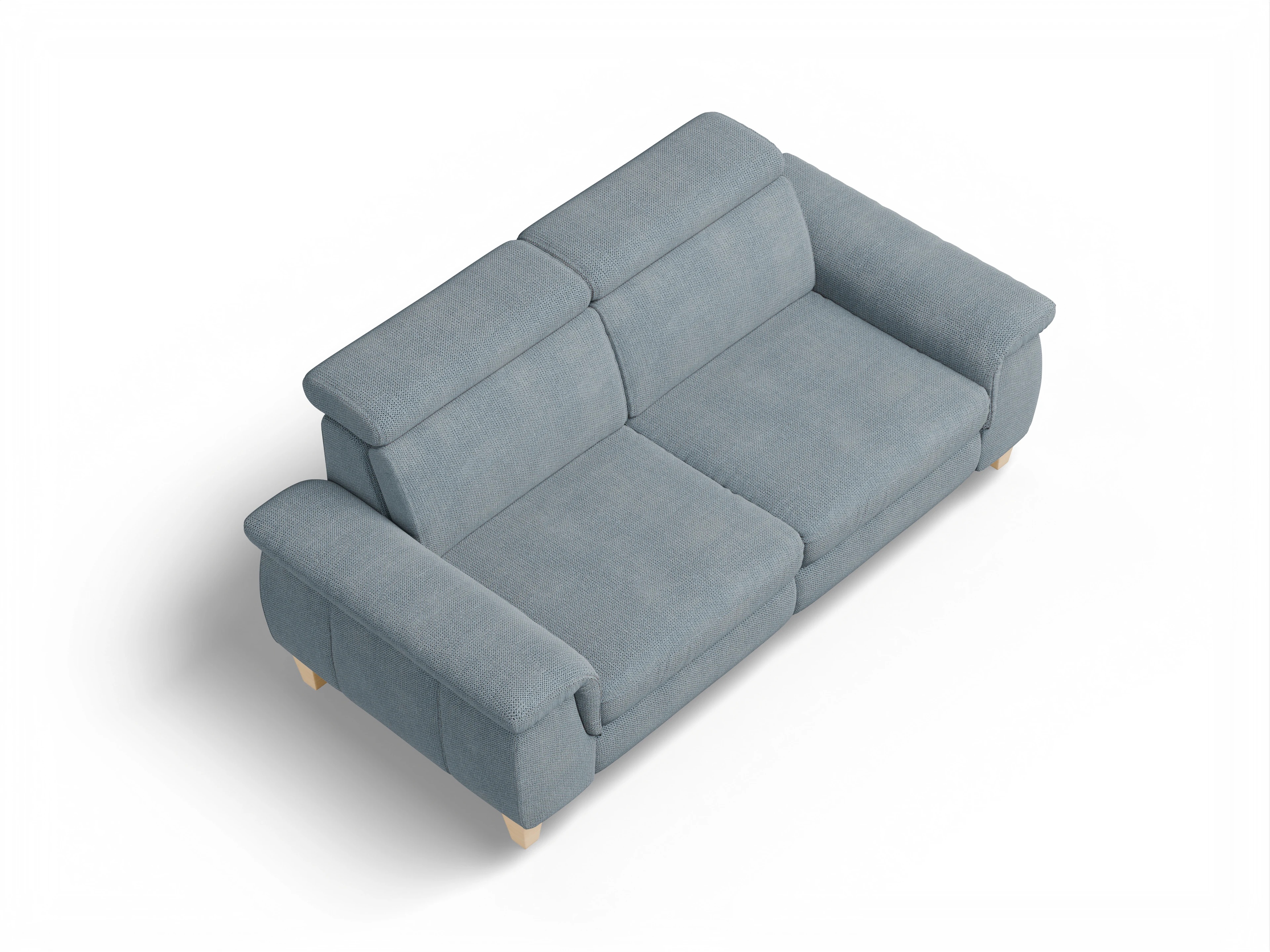 Ansicht des Produktes München 2,5-Sitzer Sofa in Stoff Blau