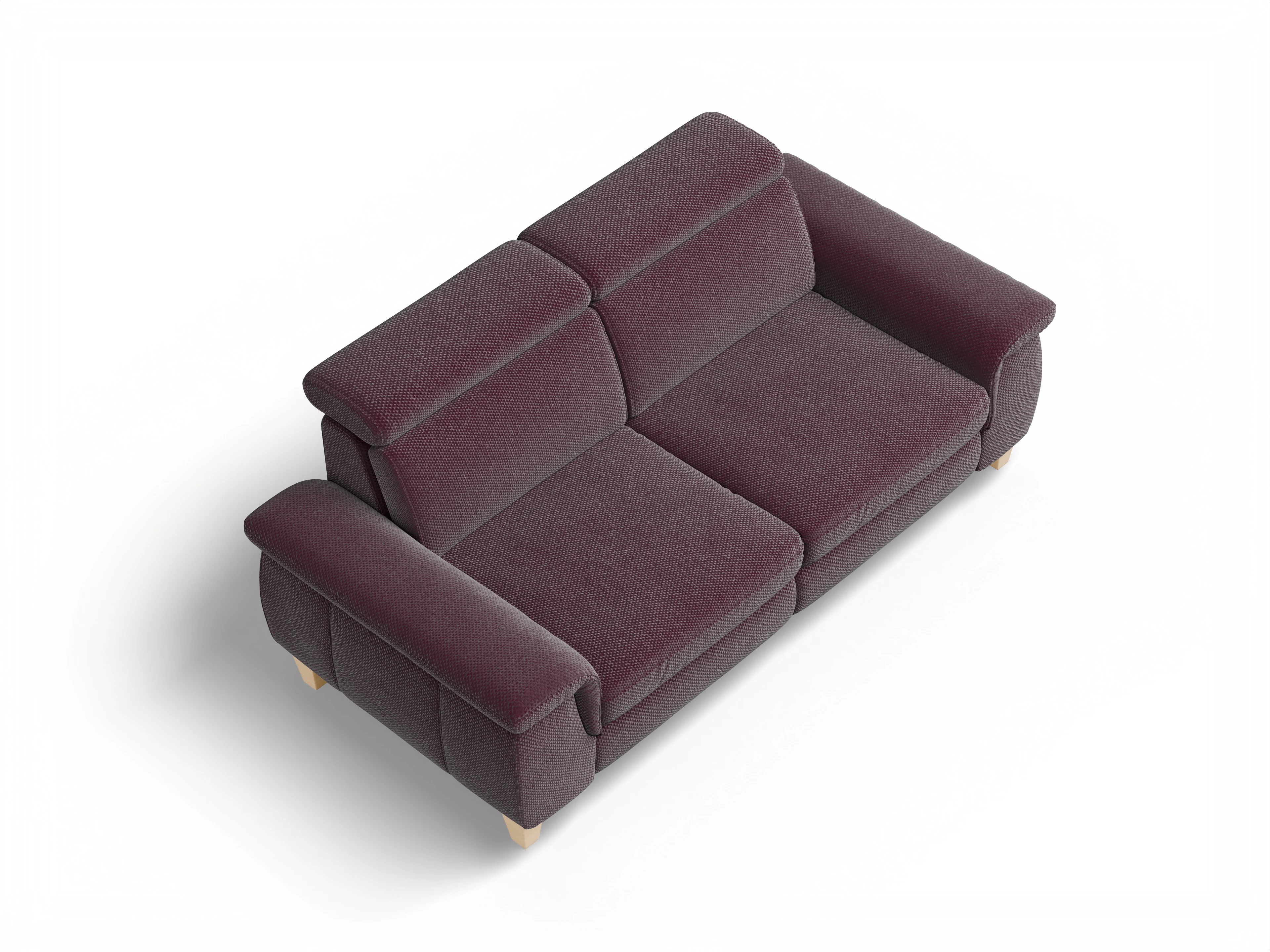 München 2,5-Sitzer Sofa Ansicht des Produktes München 2,5-Sitzer Sofa in Stoff Rot