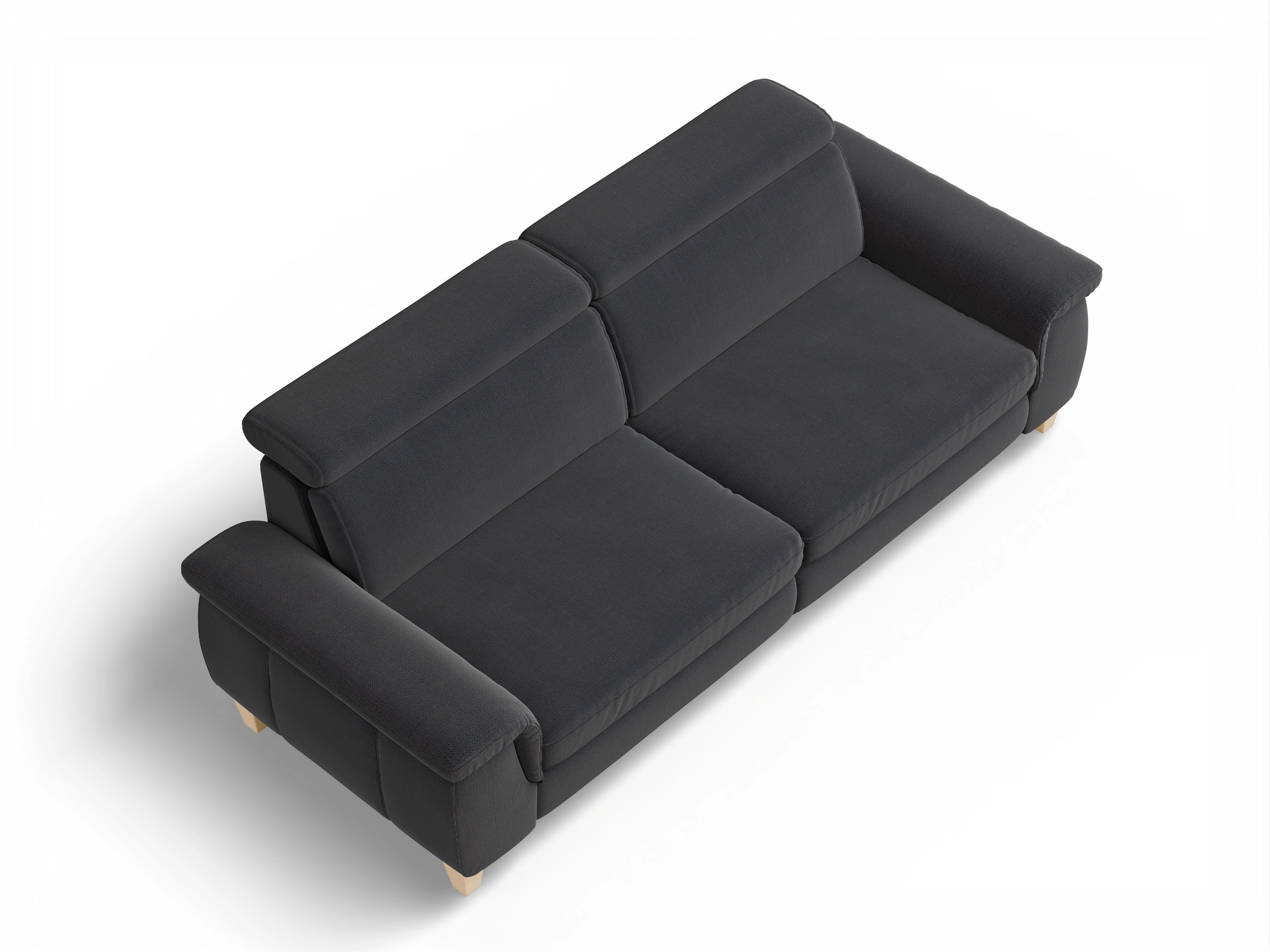 München 3-Sitzer Sofa Ansicht des Produktes München 3-Sitzer Sofa in Stoff Blau