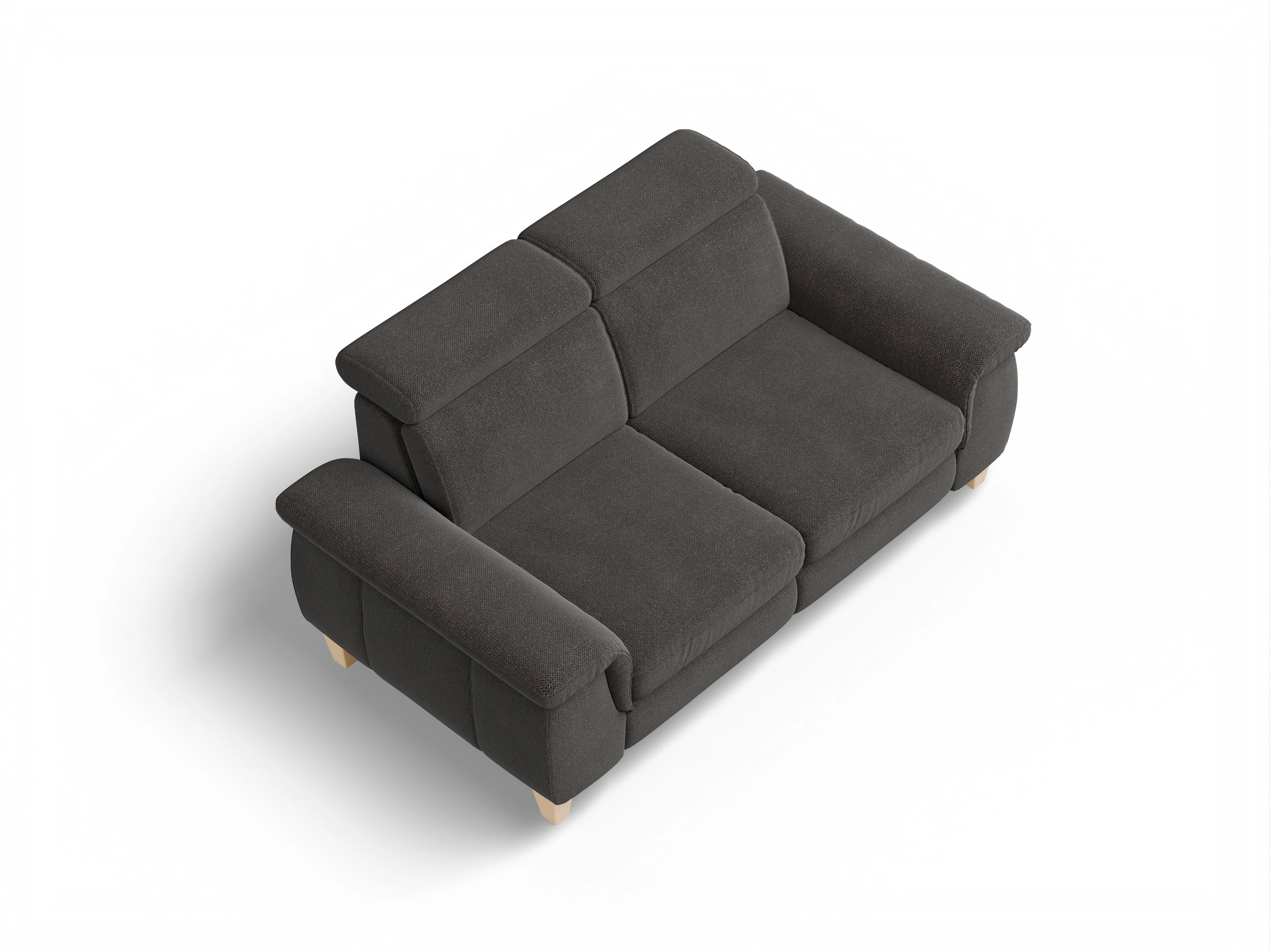 Ansicht des Produktes München 2-Sitzer Sofa in Stoff Grau