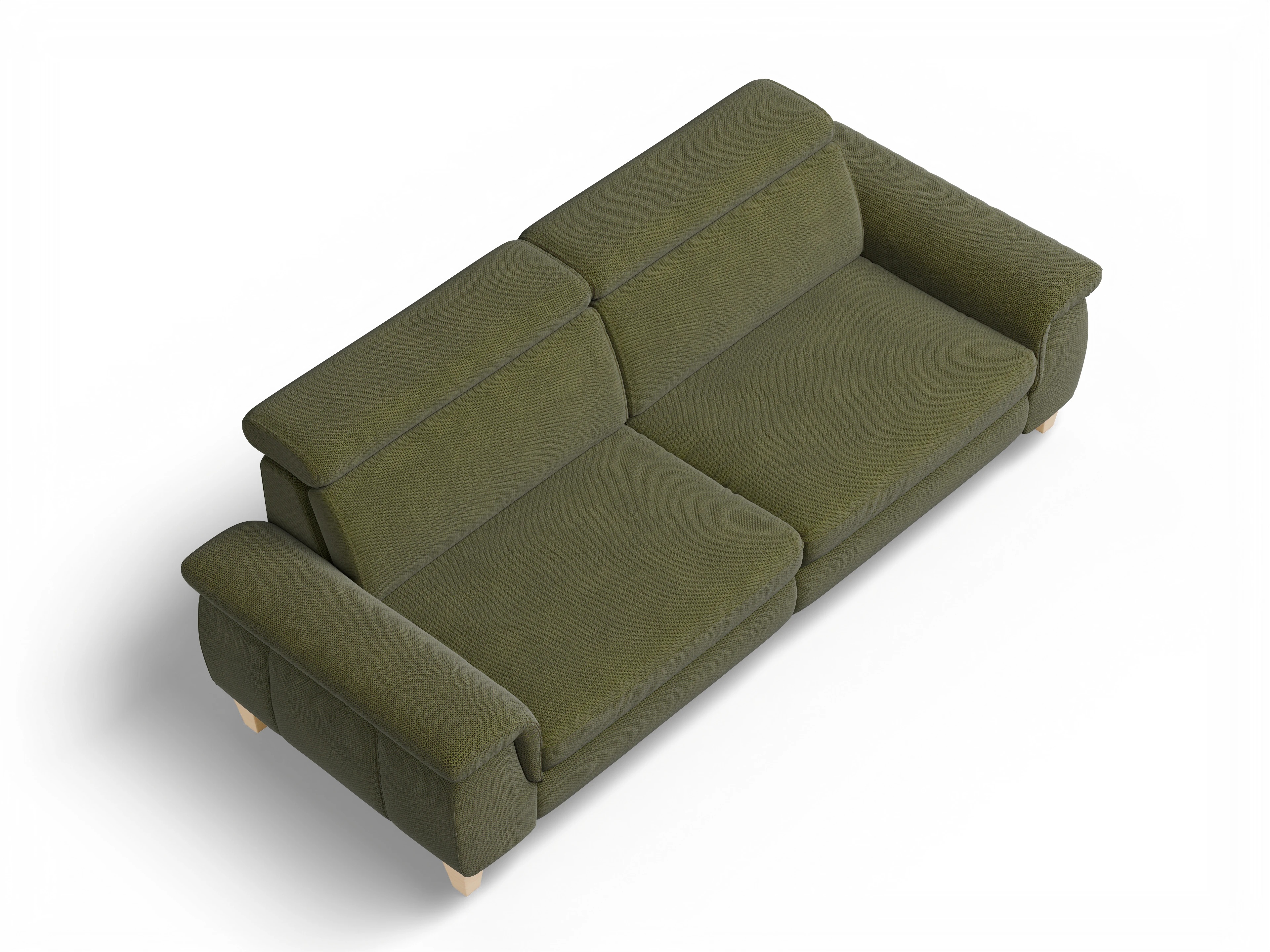 Ansicht des Produktes München 3-Sitzer Sofa in Stoff Grün