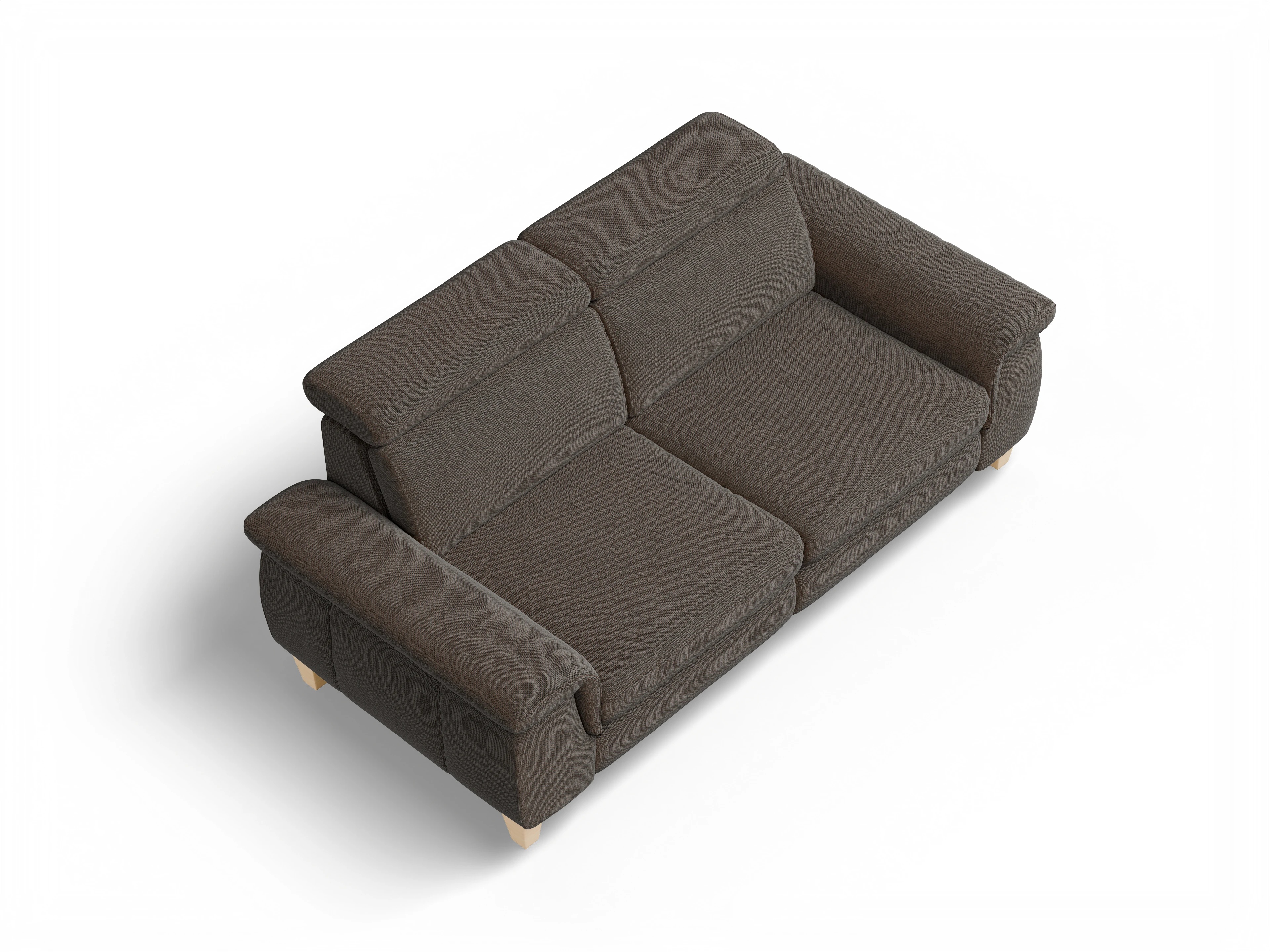 München 2,5-Sitzer Sofa Ansicht des Produktes München 2,5-Sitzer Sofa in Stoff Braun