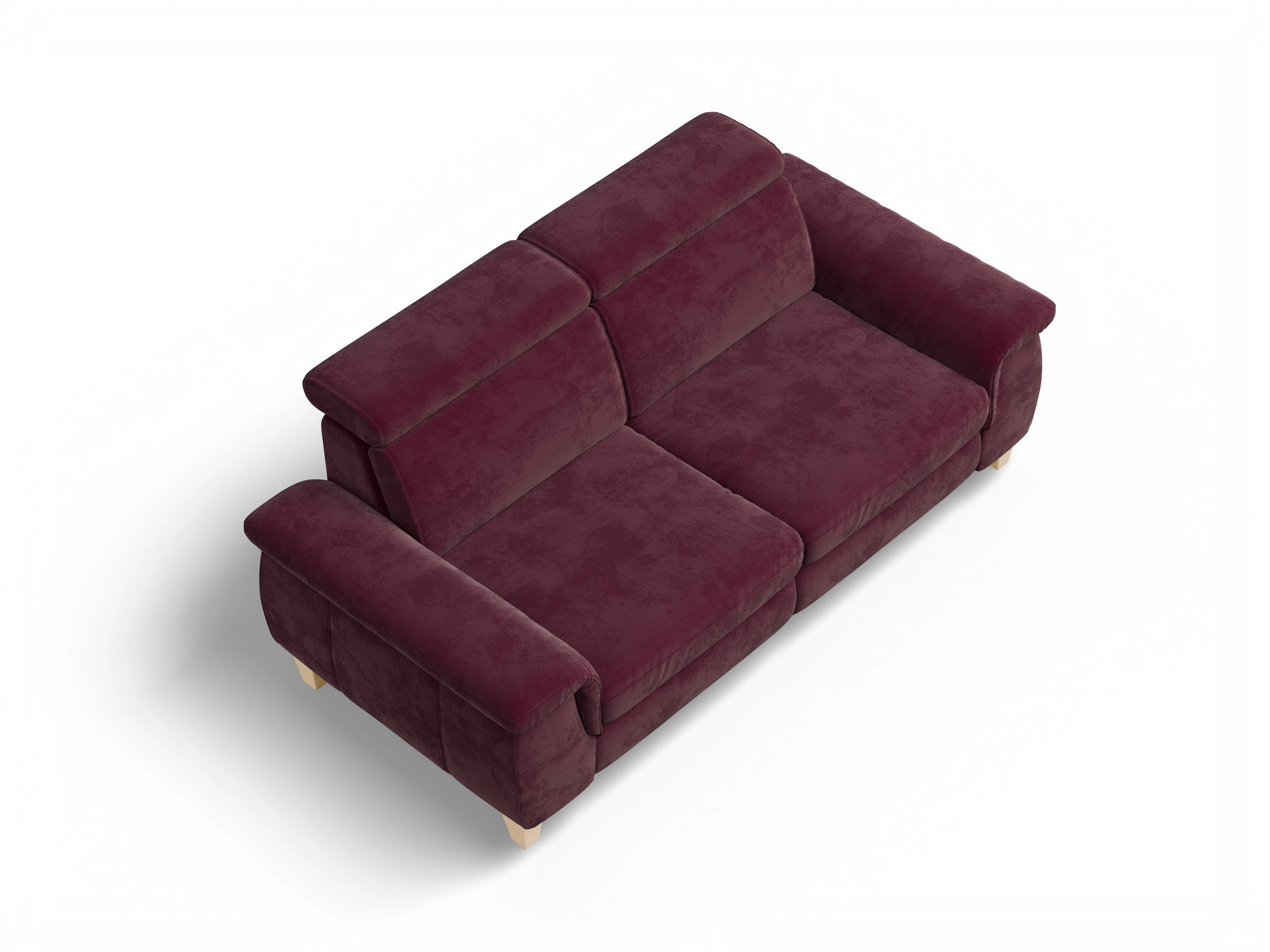 München 2,5-Sitzer Sofa Ansicht des Produktes München 2,5-Sitzer Sofa in Stoff Rot