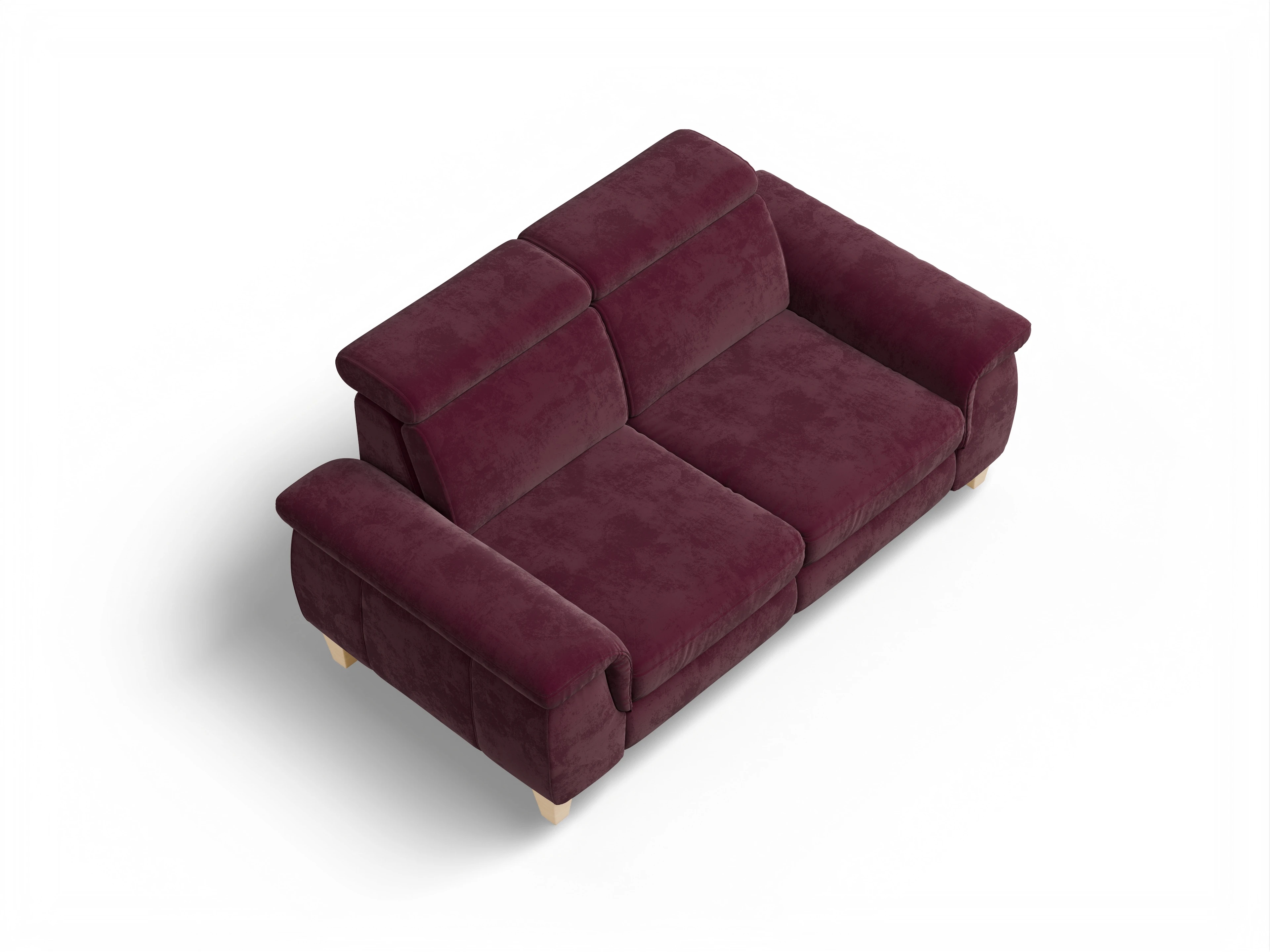 Ansicht des Produktes München 2-Sitzer Sofa in Stoff Blau