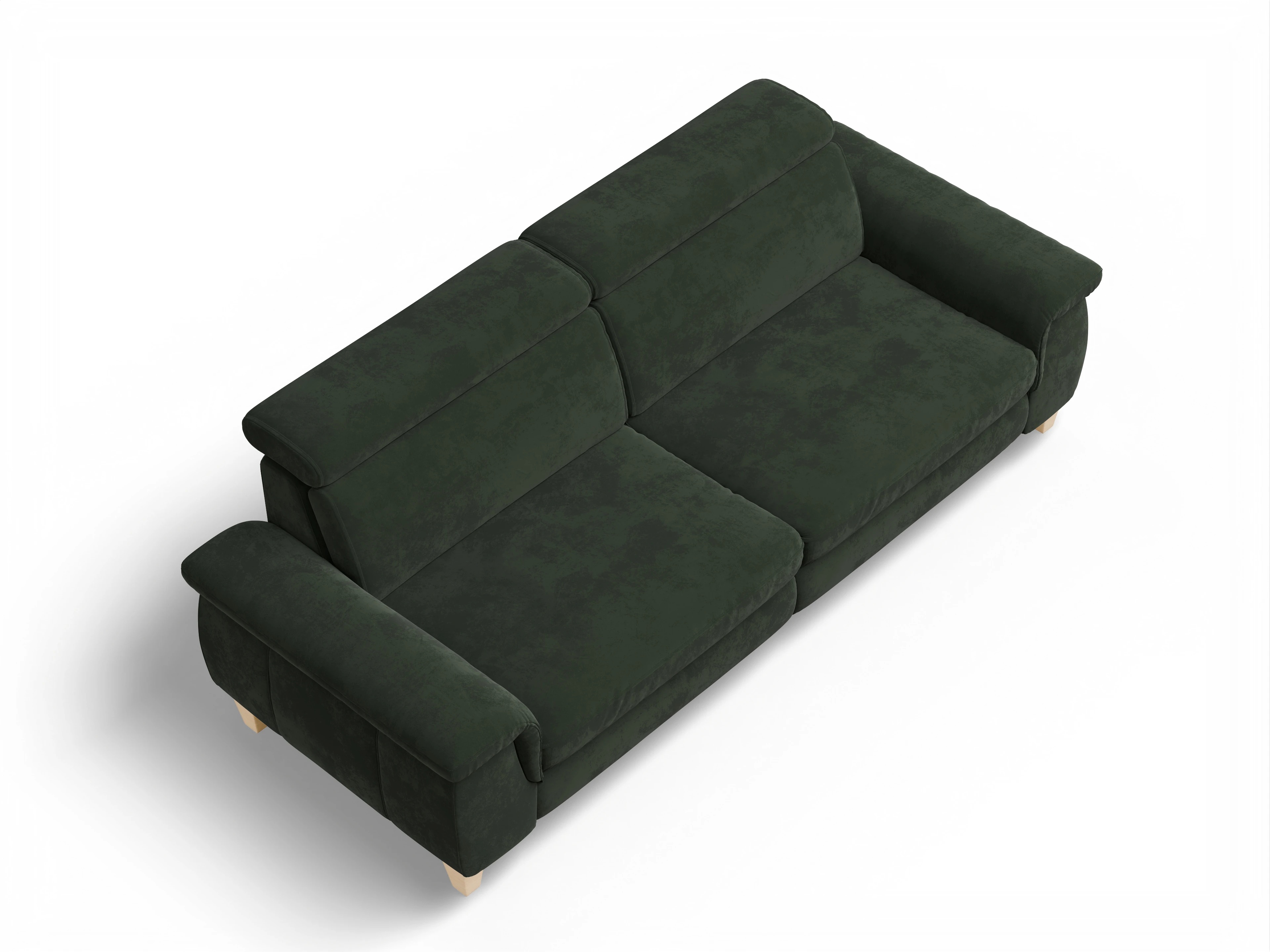 München 3-Sitzer Sofa Ansicht des Produktes München 3-Sitzer Sofa in Stoff Grün