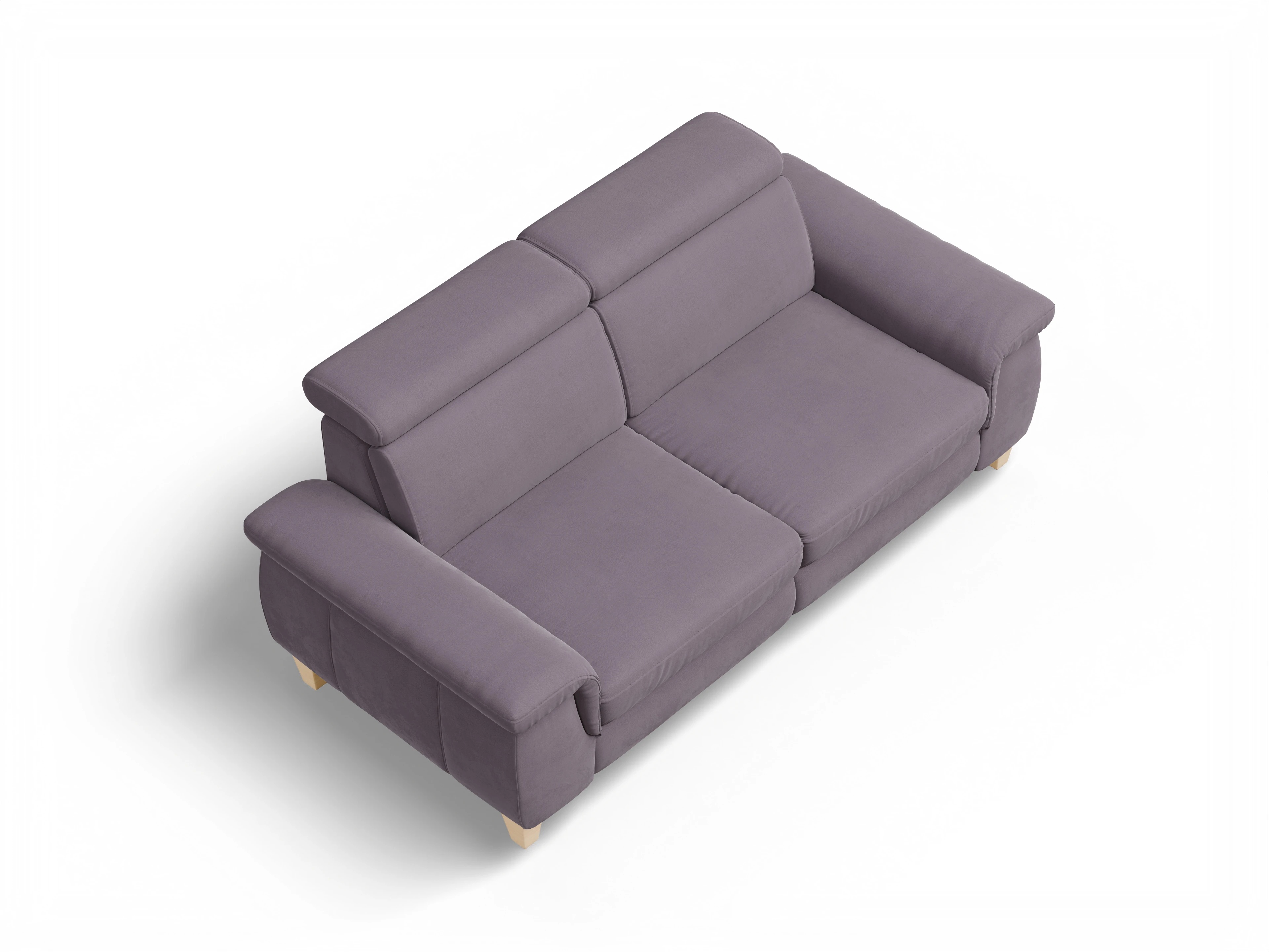Ansicht des Produktes München 2,5-Sitzer Sofa in Stoff Lila