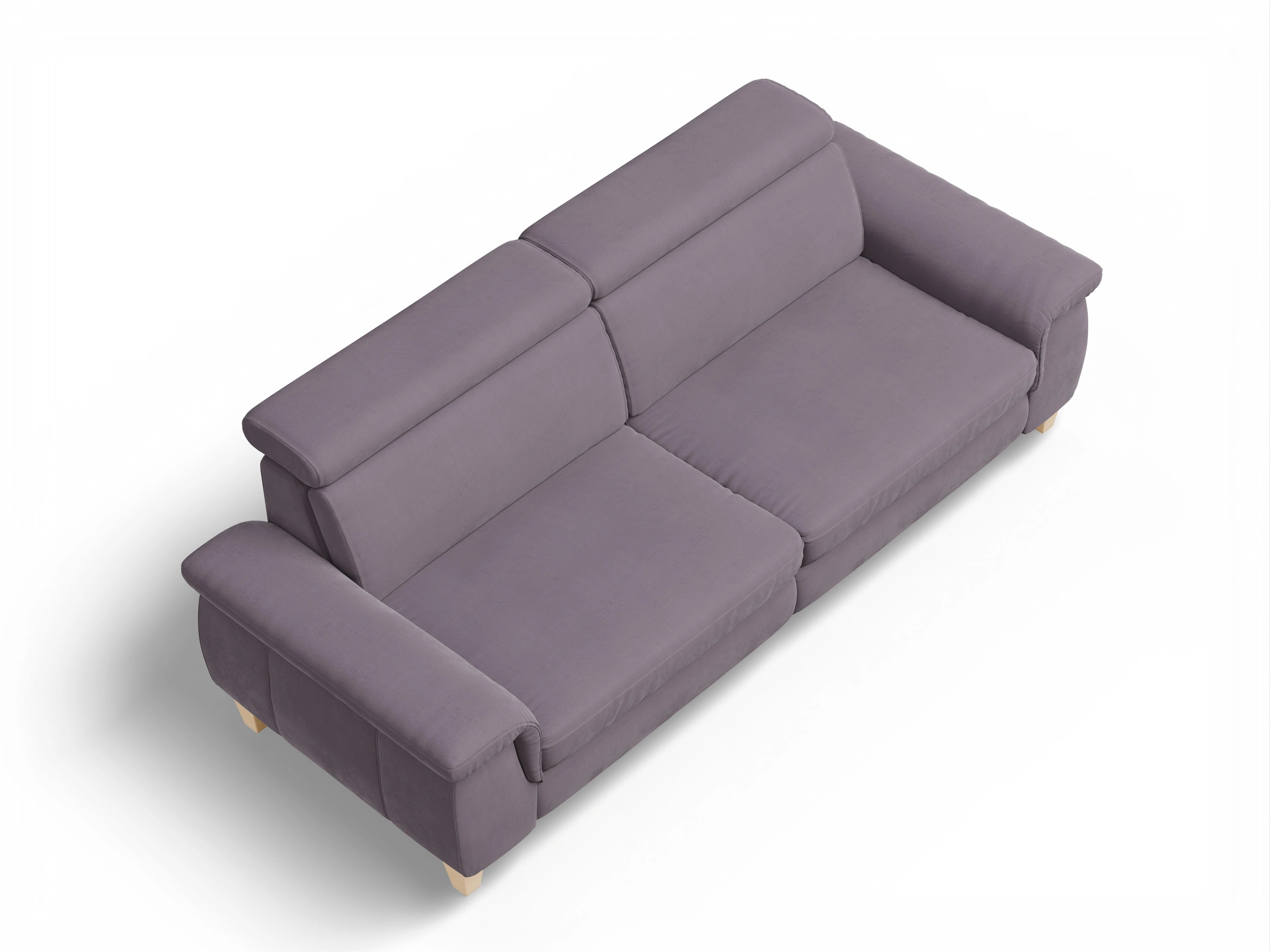 Ansicht des Produktes München 3-Sitzer Sofa in Stoff Lila