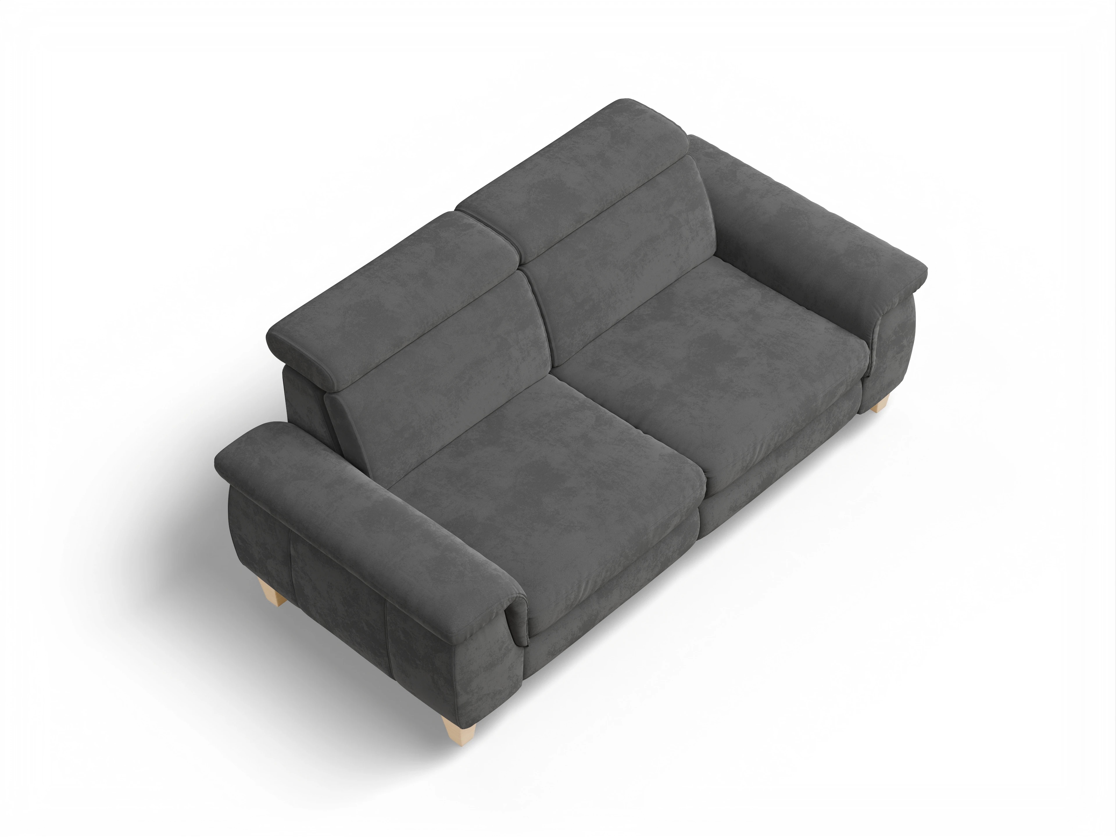 Ansicht des Produktes München 2,5-Sitzer Sofa in Stoff Grau