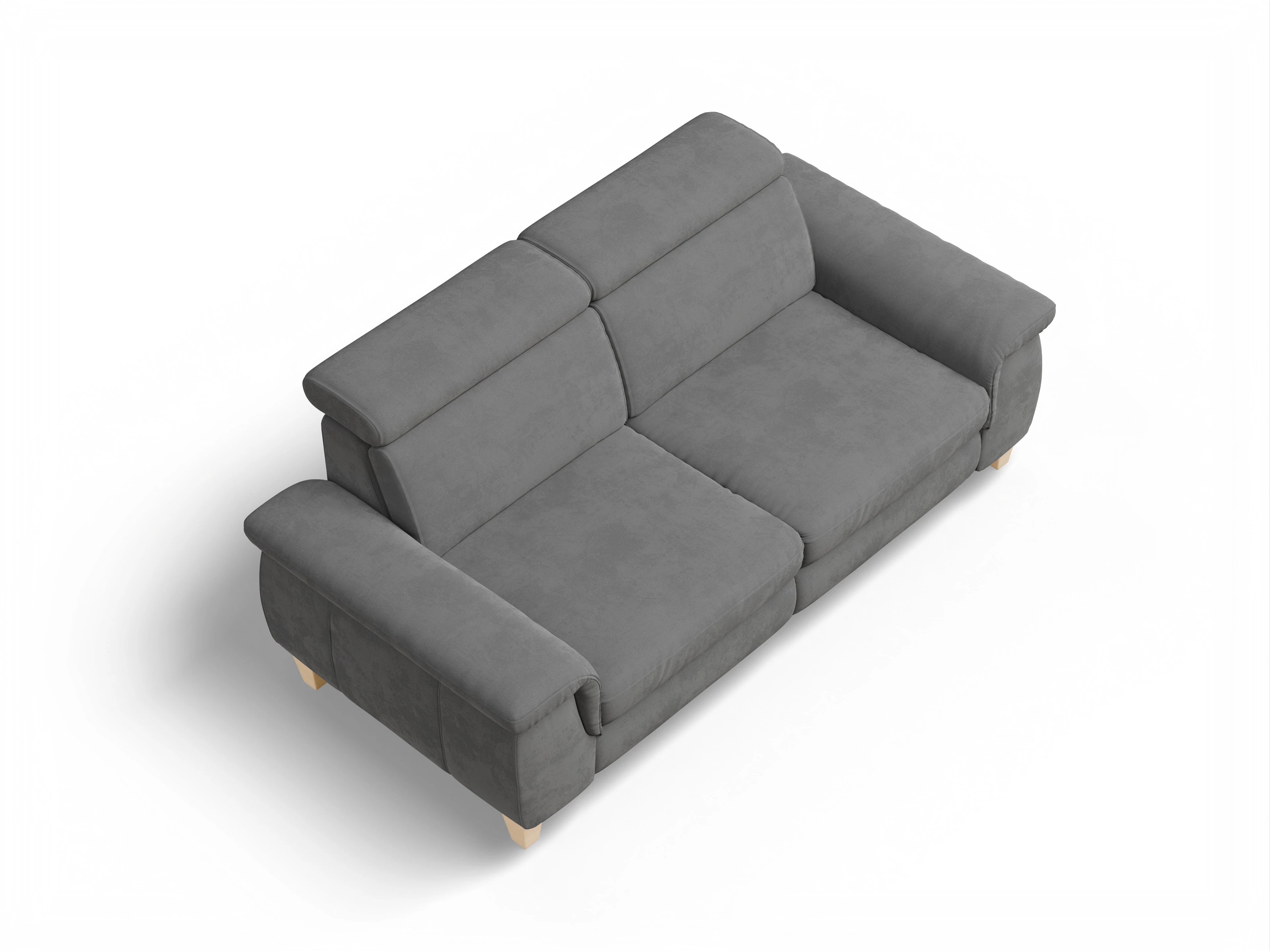 Ansicht des Produktes München 2,5-Sitzer Sofa in Stoff Grau