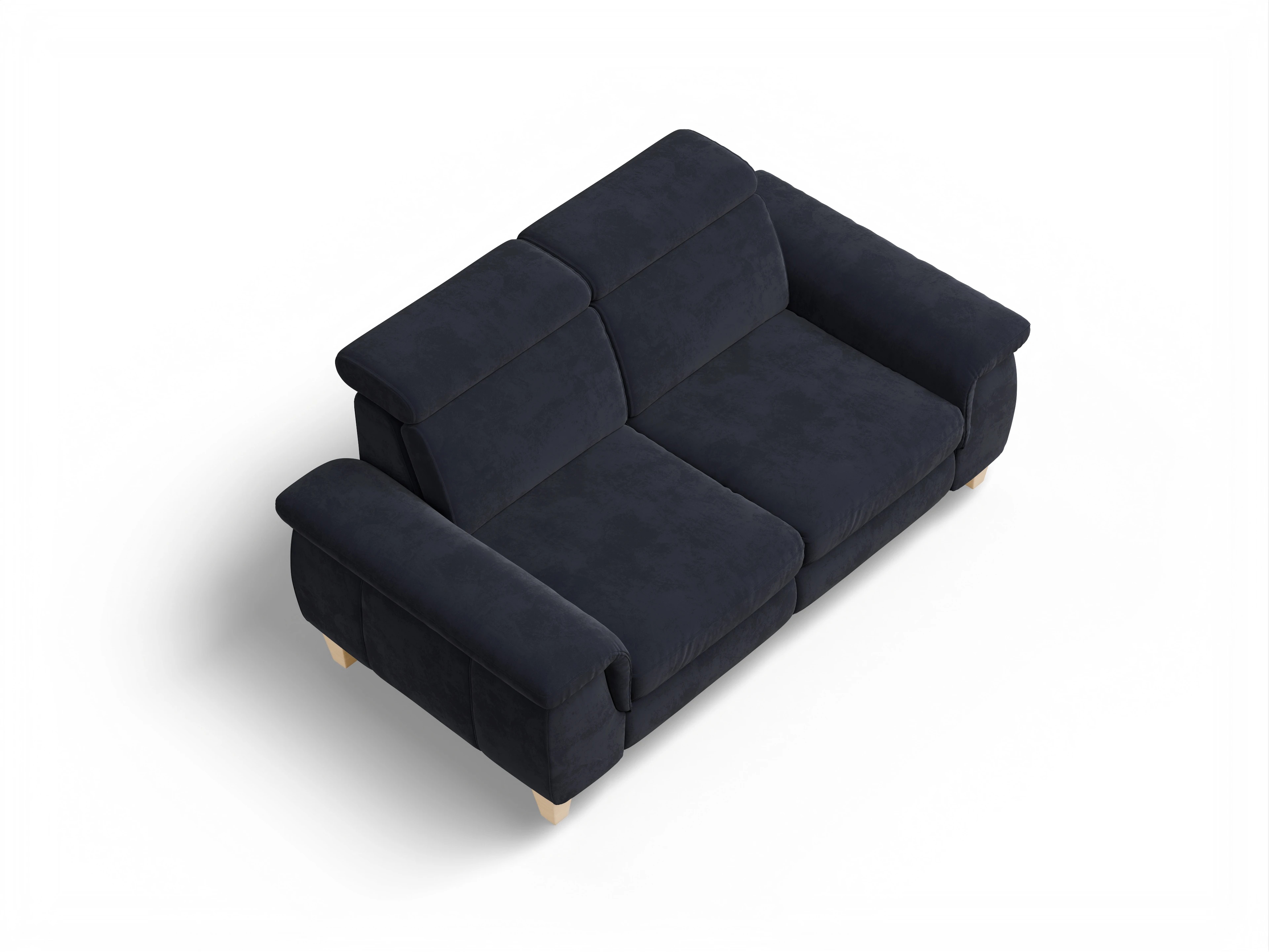 München 2-Sitzer Sofa Ansicht des Produktes München 2-Sitzer Sofa in Stoff Blau