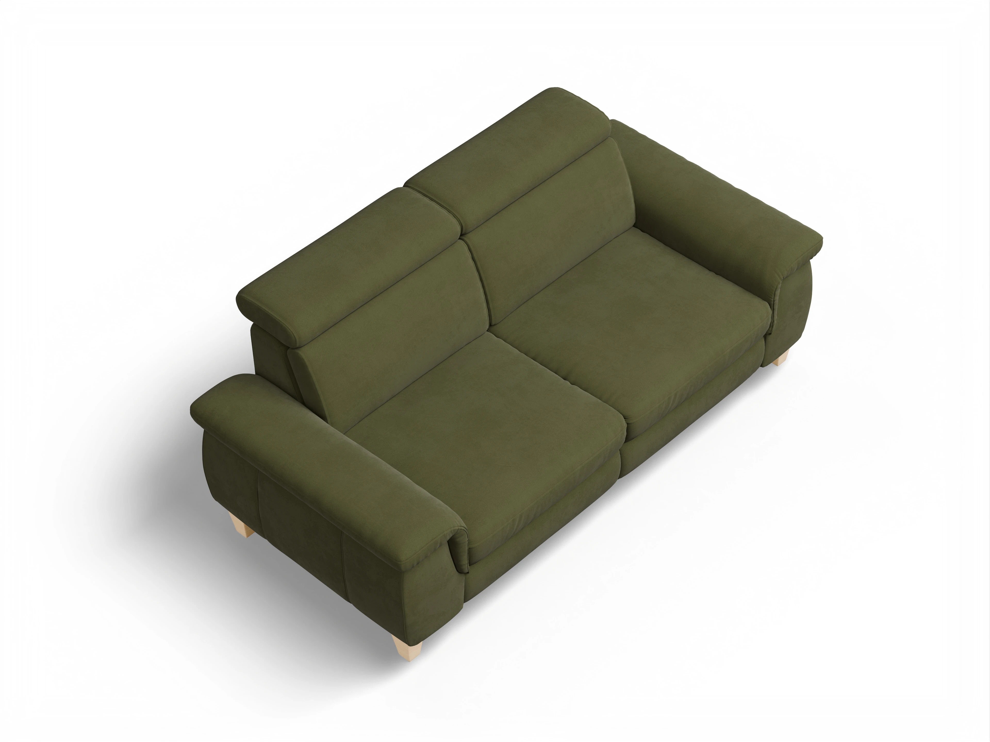 Ansicht des Produktes München 2,5-Sitzer Sofa in Stoff Grün
