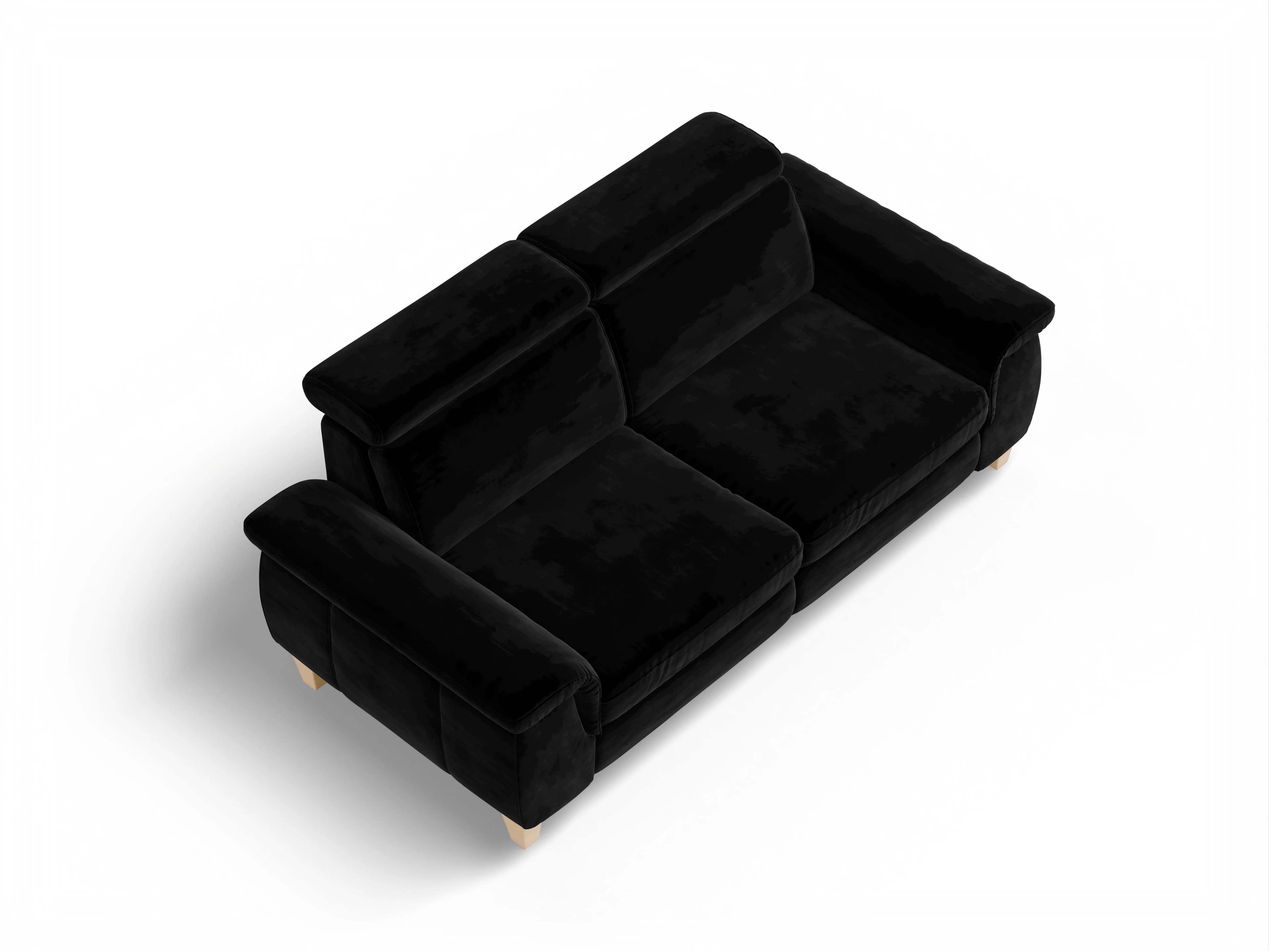 München 2,5-Sitzer Sofa Ansicht des Produktes München 2,5-Sitzer Sofa in Stoff Schwarz