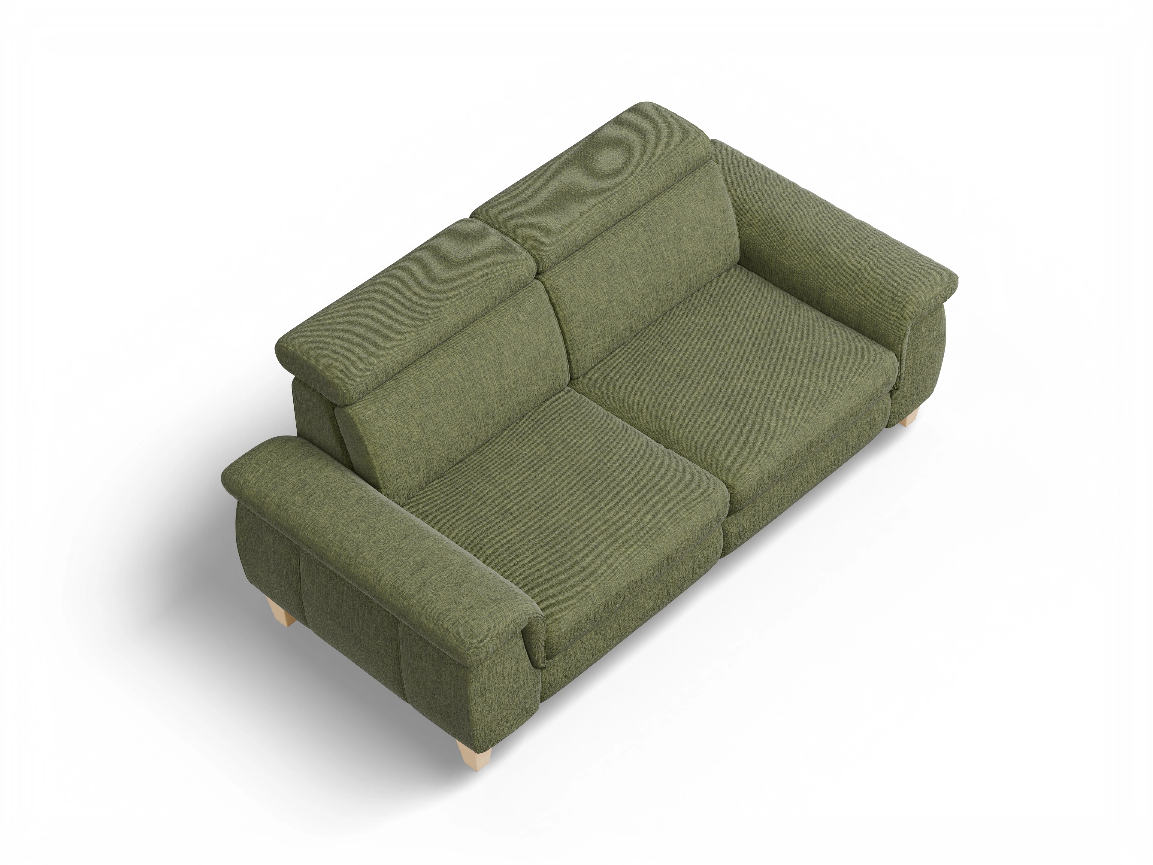 Ansicht des Produktes München 2,5-Sitzer Sofa in Stoff Grün