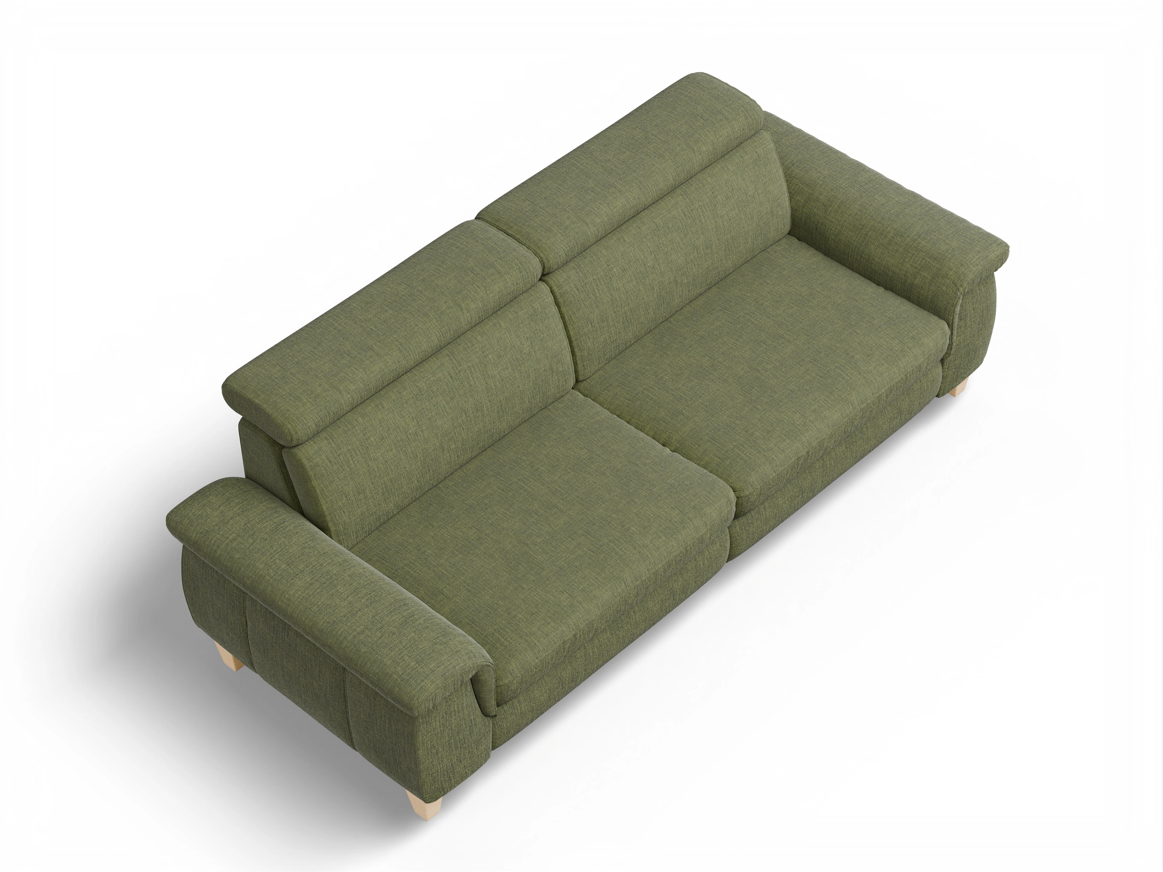 Ansicht des Produktes München 3-Sitzer Sofa in Stoff Grün