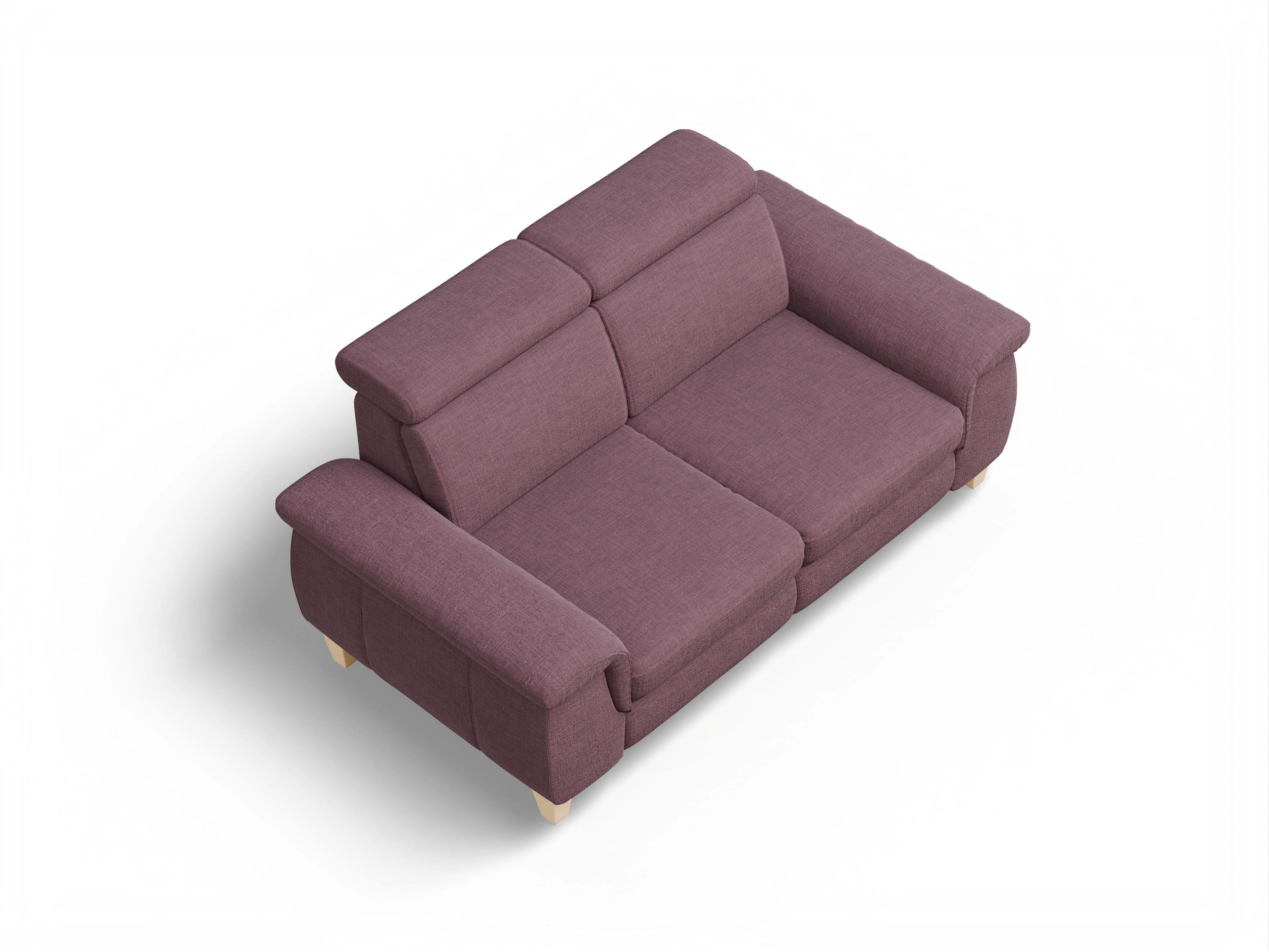 Ansicht des Produktes München 2-Sitzer Sofa in Stoff Rot