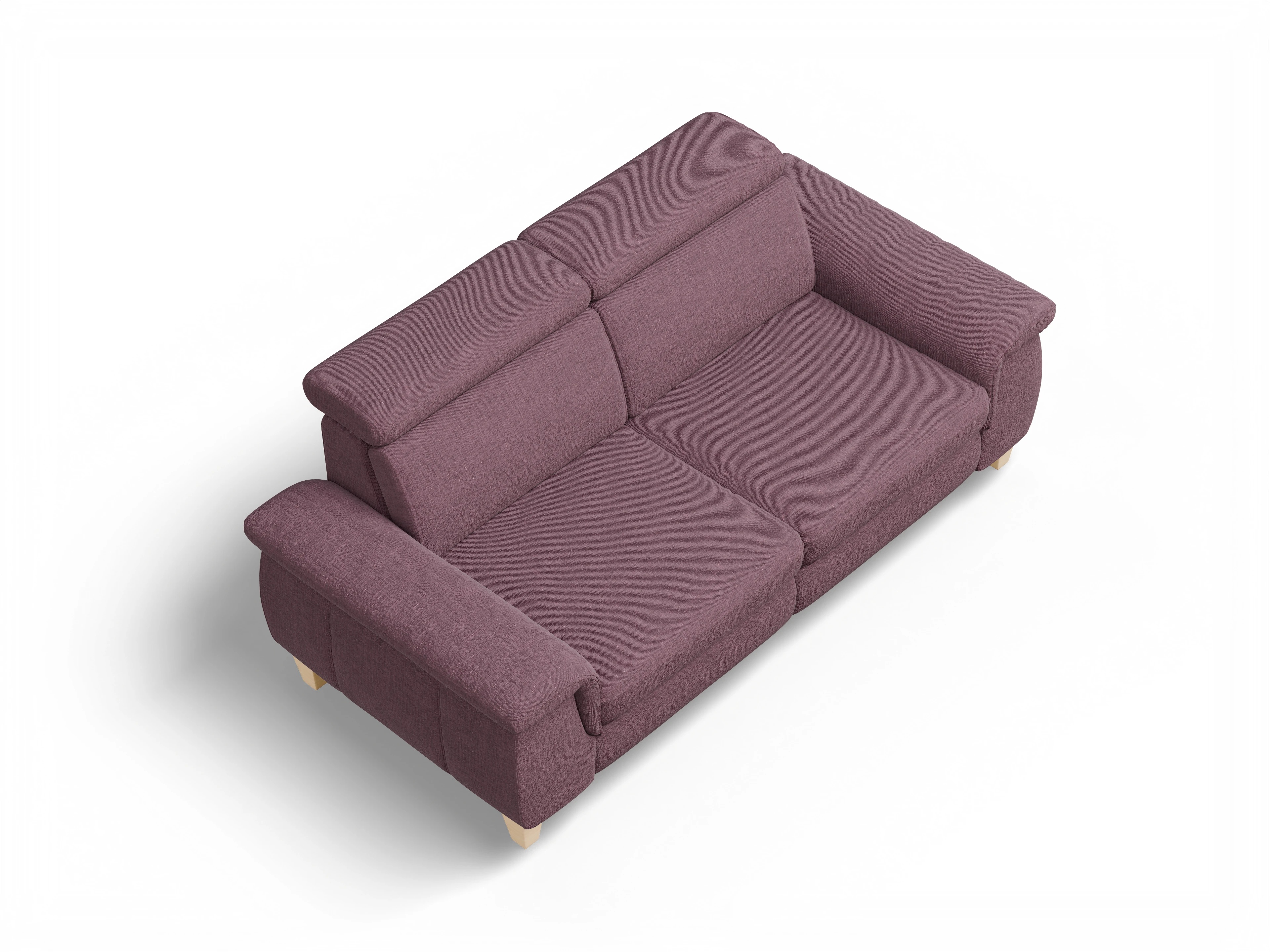 Ansicht des Produktes München 2,5-Sitzer Sofa in Stoff Rot