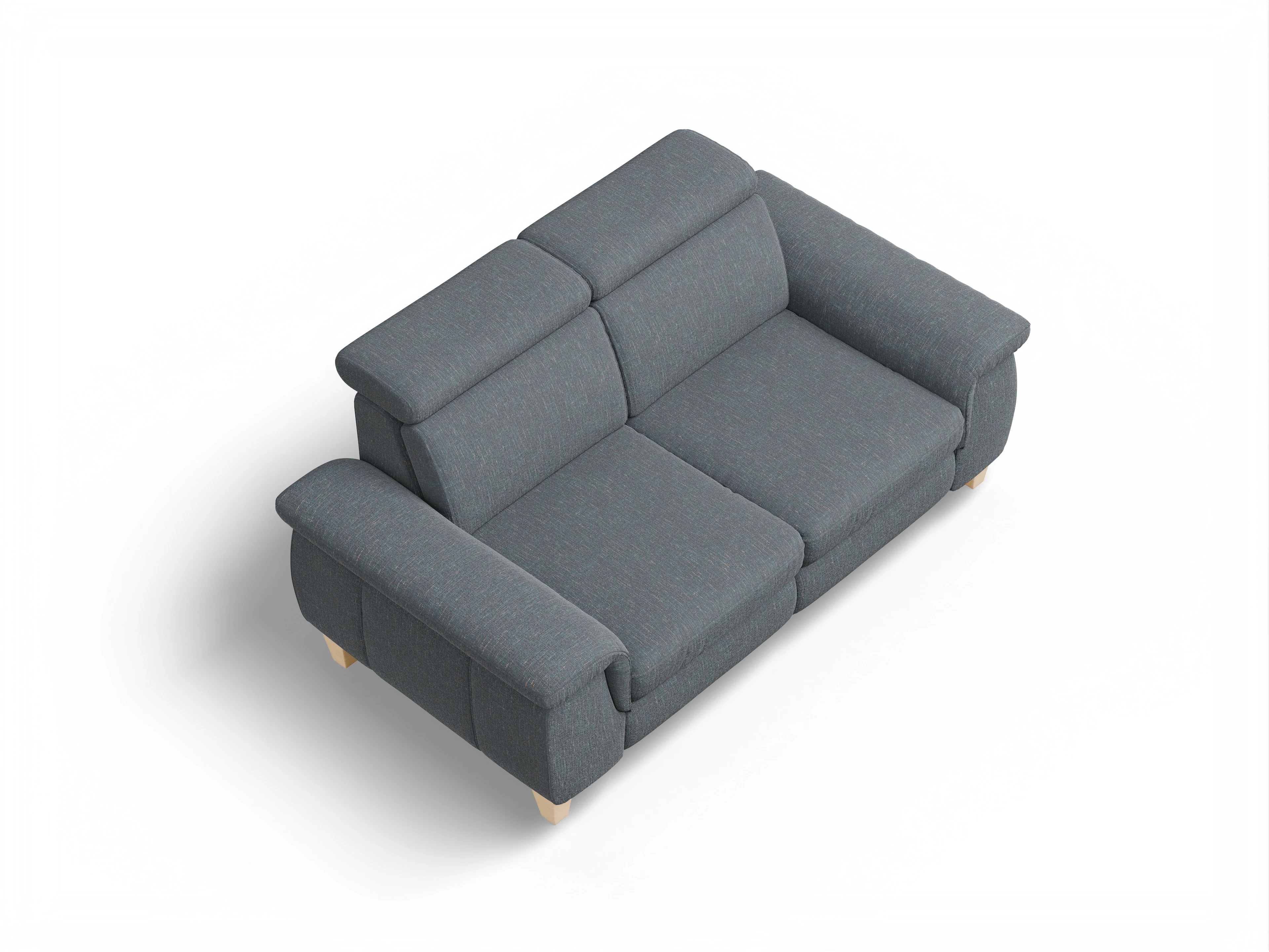 München 2-Sitzer Sofa Ansicht des Produktes München 2-Sitzer Sofa in Stoff Grau