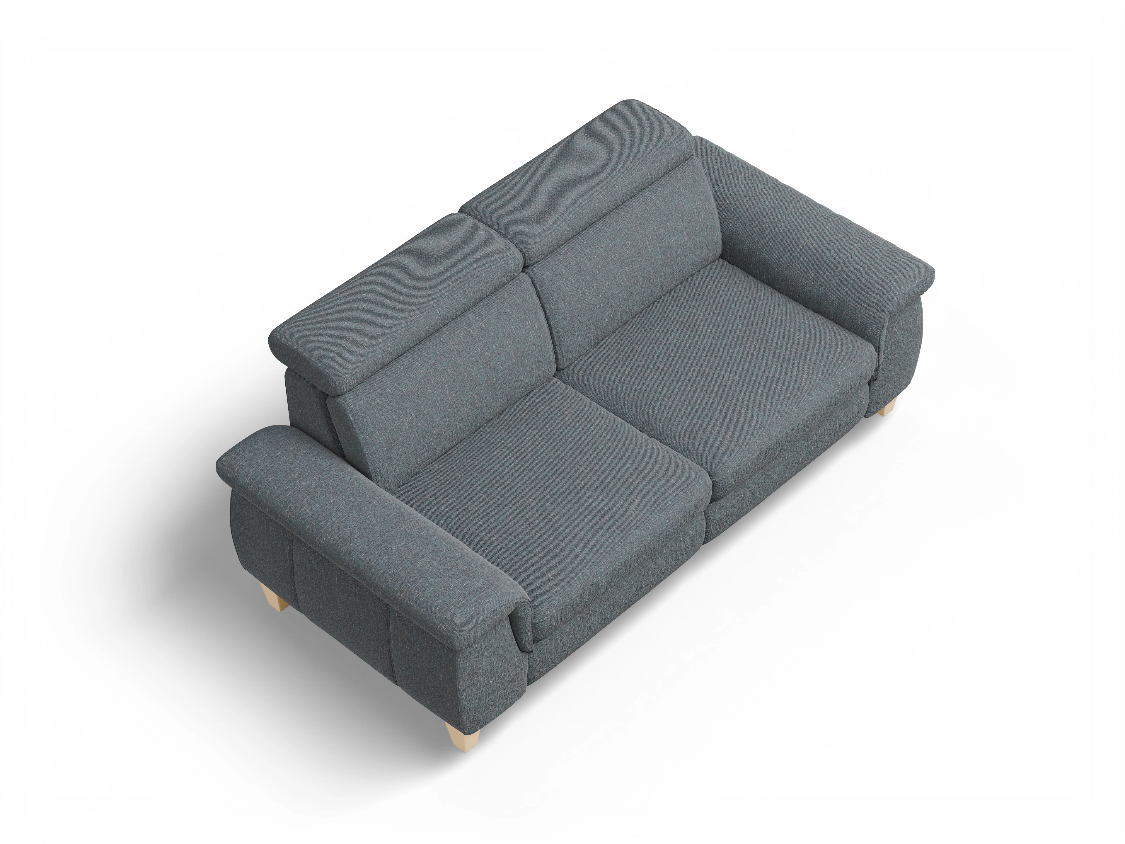 Ansicht des Produktes München 2,5-Sitzer Sofa in Stoff Grau