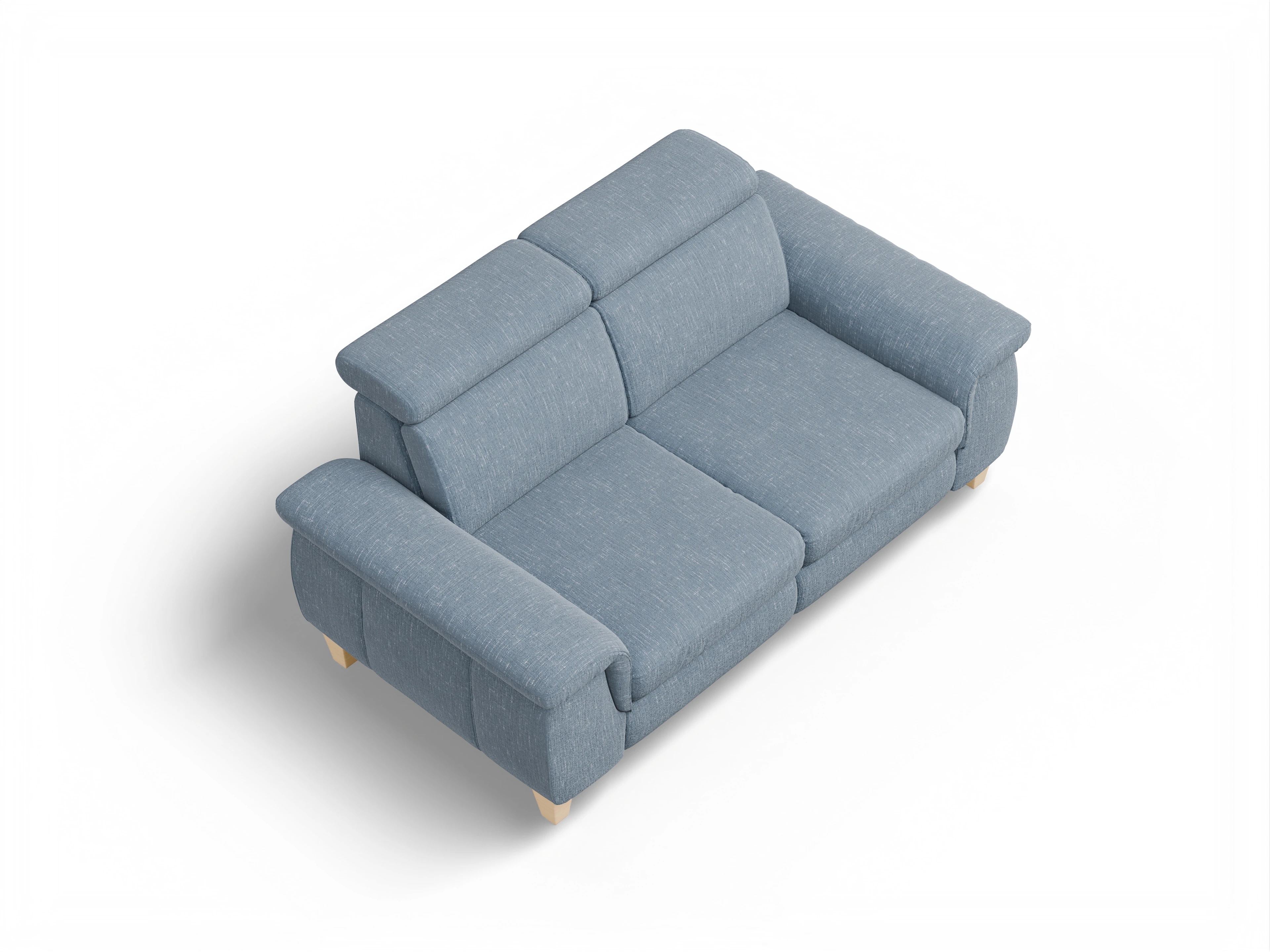 Ansicht des Produktes München 2-Sitzer Sofa in Stoff Blau